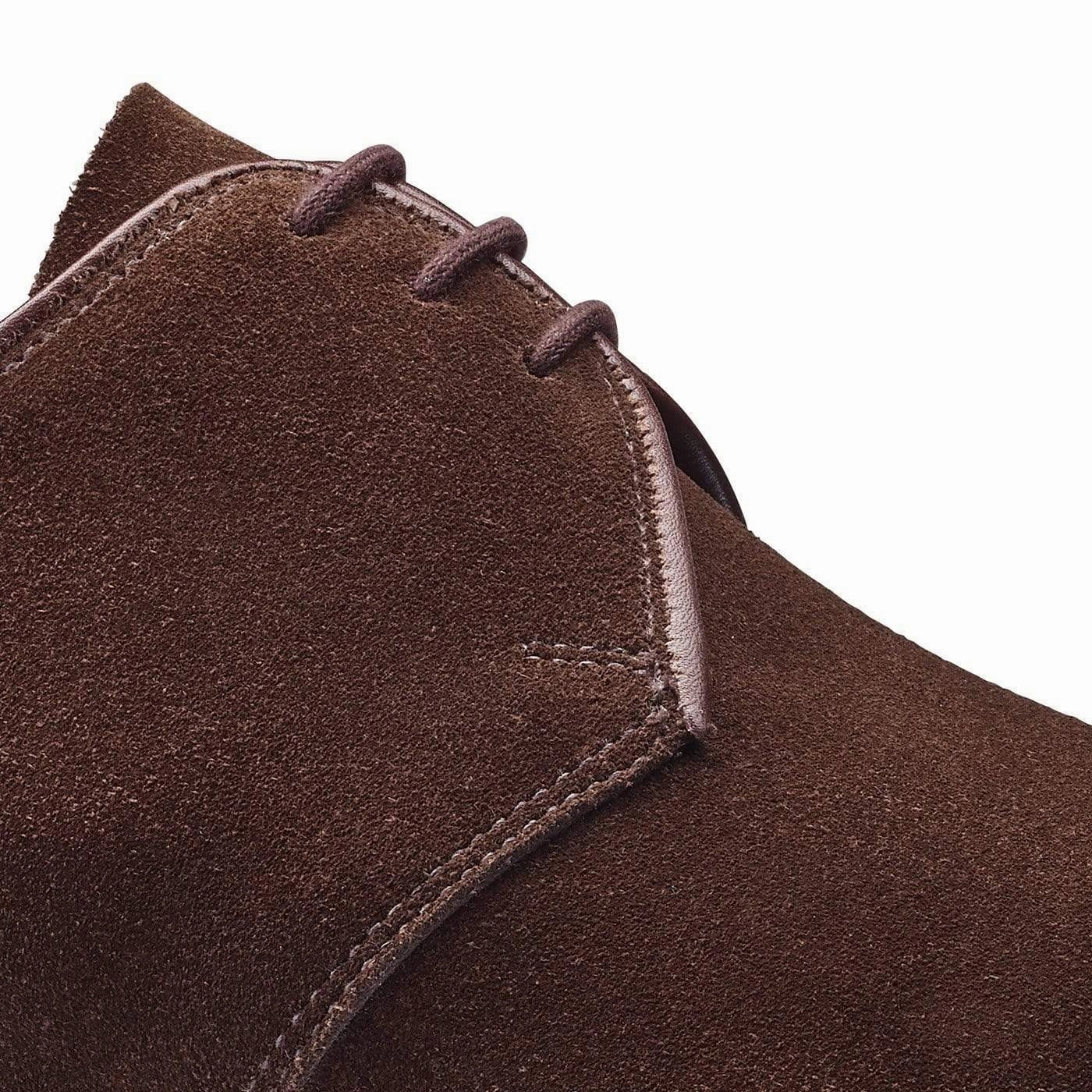 Helston 2 Dark Brown Suede Adaptive Comfort