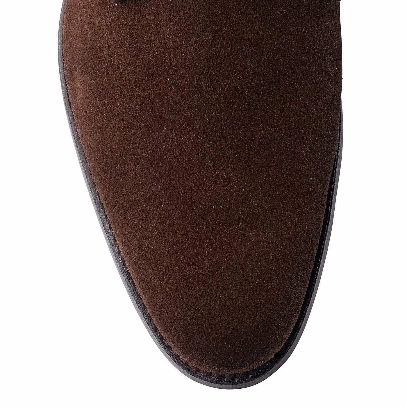 Helston 2 Dark Brown Suede Work Function Smart Lines