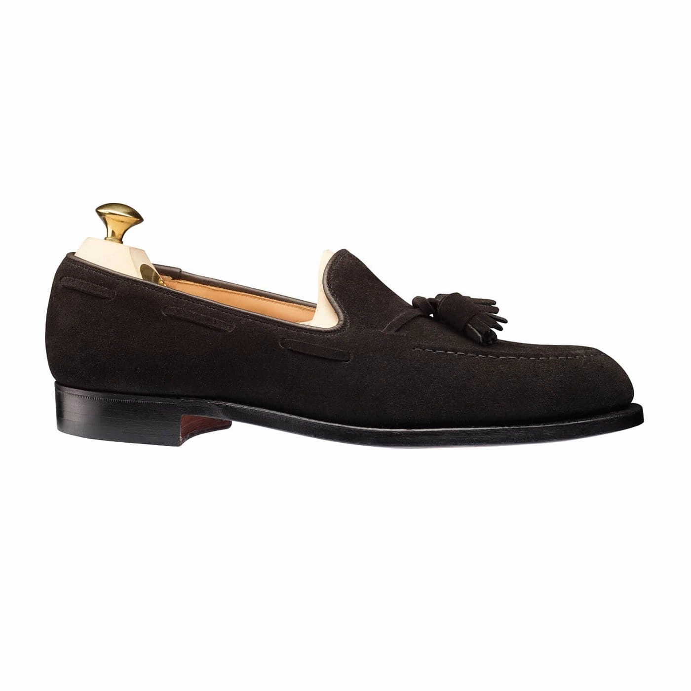 Lunch Break Firm Pace Cavendish Black Calf Suede