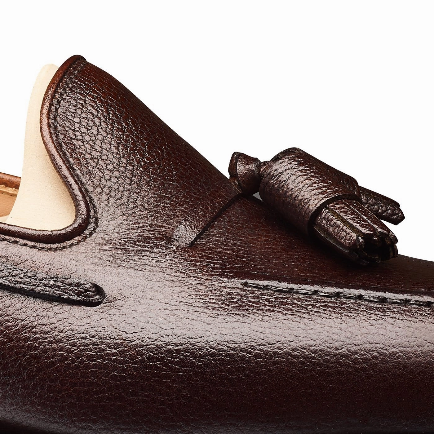 Easy Slip-ons Clear Power Cavendish Dark Brown Pebble Grain