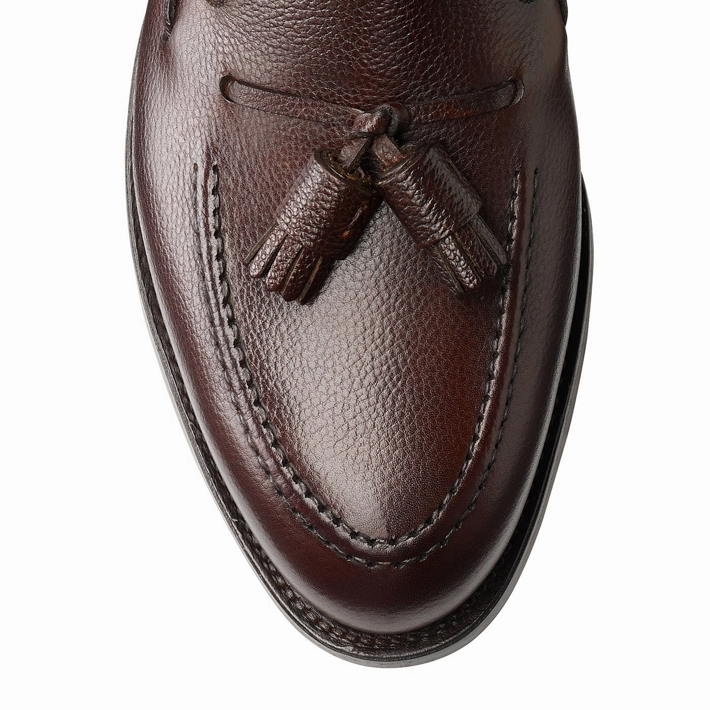 Cavendish Dark Brown Pebble Grain Relaxed Fit Footwear Scandi Clean