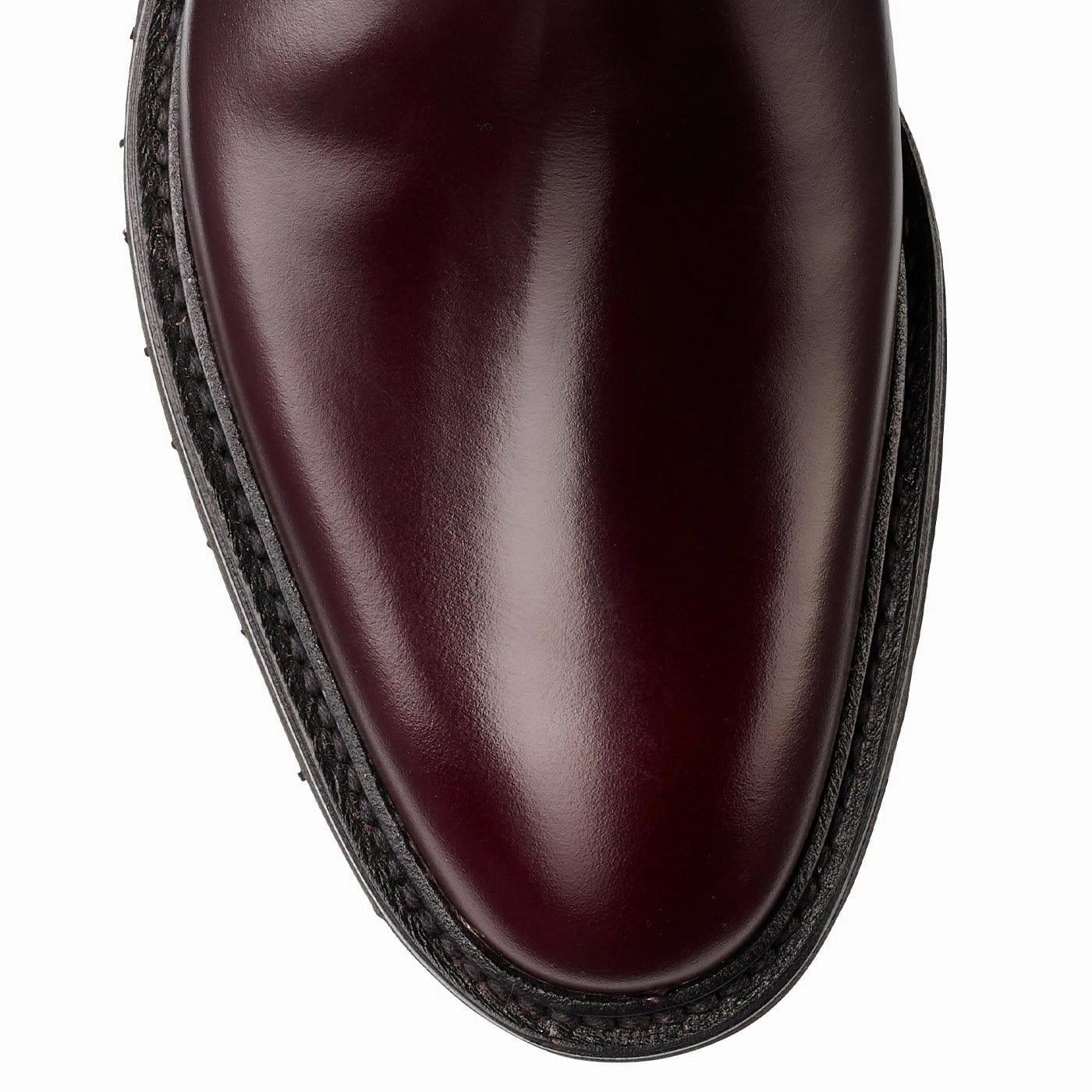 Grippy Outsole Snowy Path Poppy Burgundy Cavalry Calf