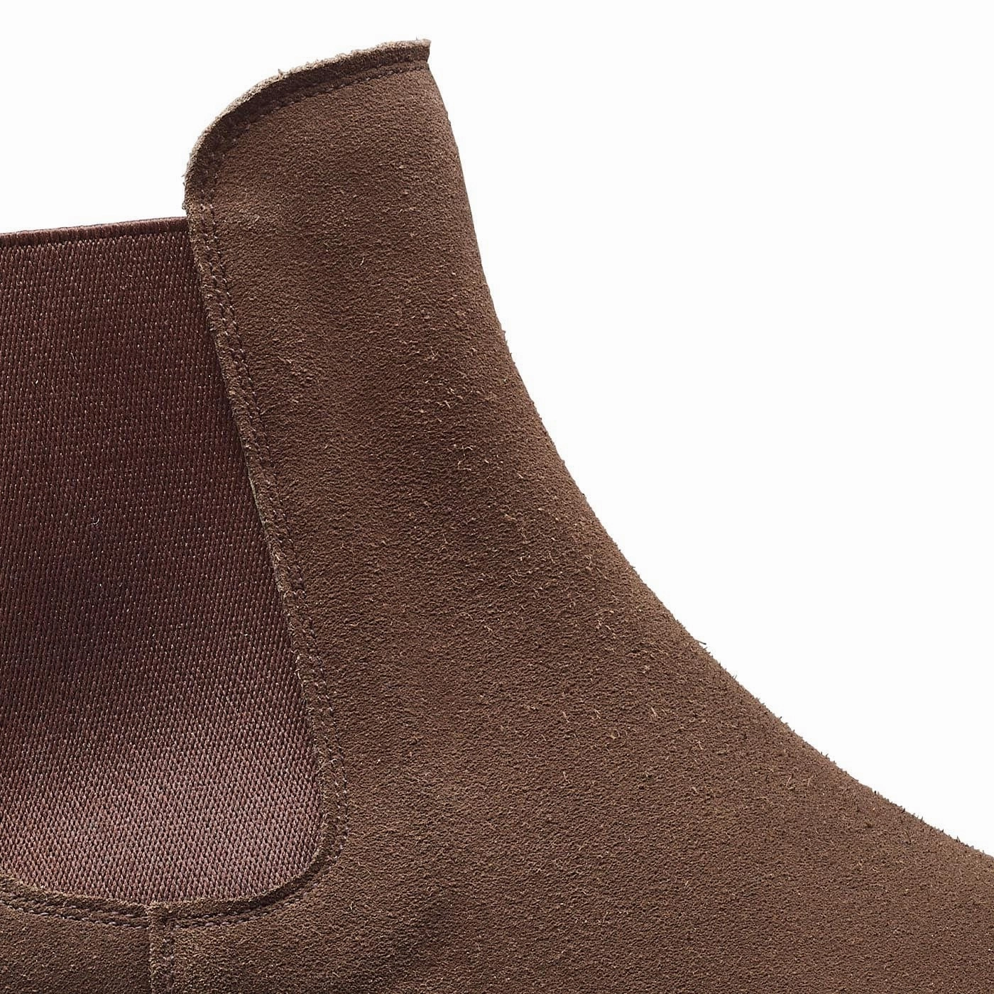 Poppy Slate Suede Fashion Guy Sock Fit