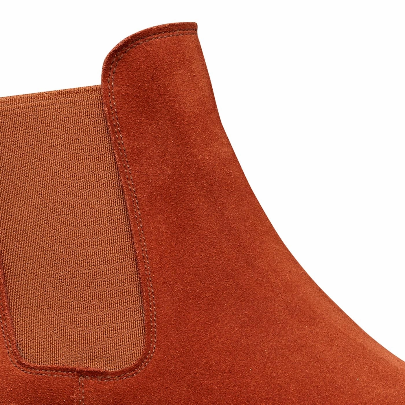 Holiday Feel Poppy Terracotta Suede