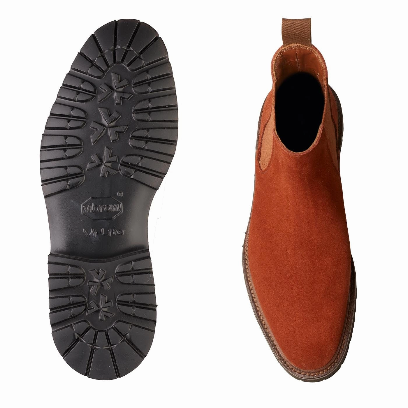 Poppy Terracotta Suede Classic Fit