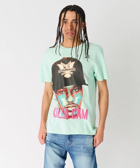 Portrait Short Sleeve Tee - Teal SleevelessOption Durable Stitching
