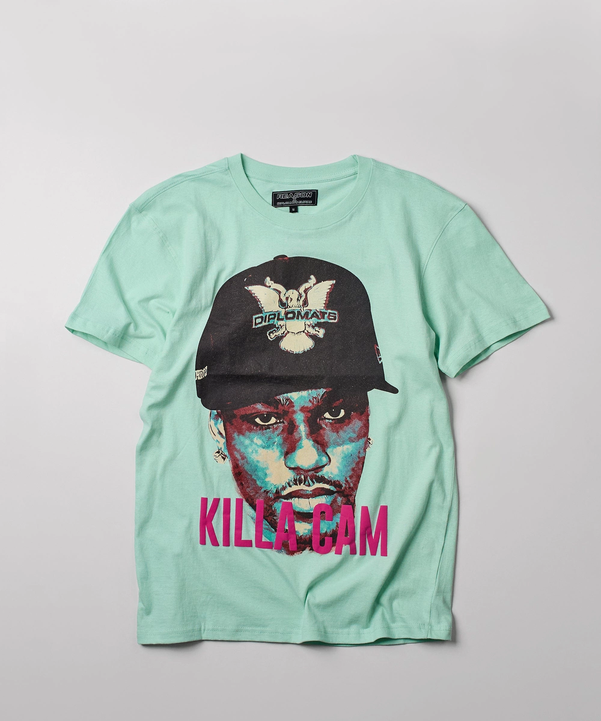 Portrait Short Sleeve Tee - Teal Resilient Fabric Blend