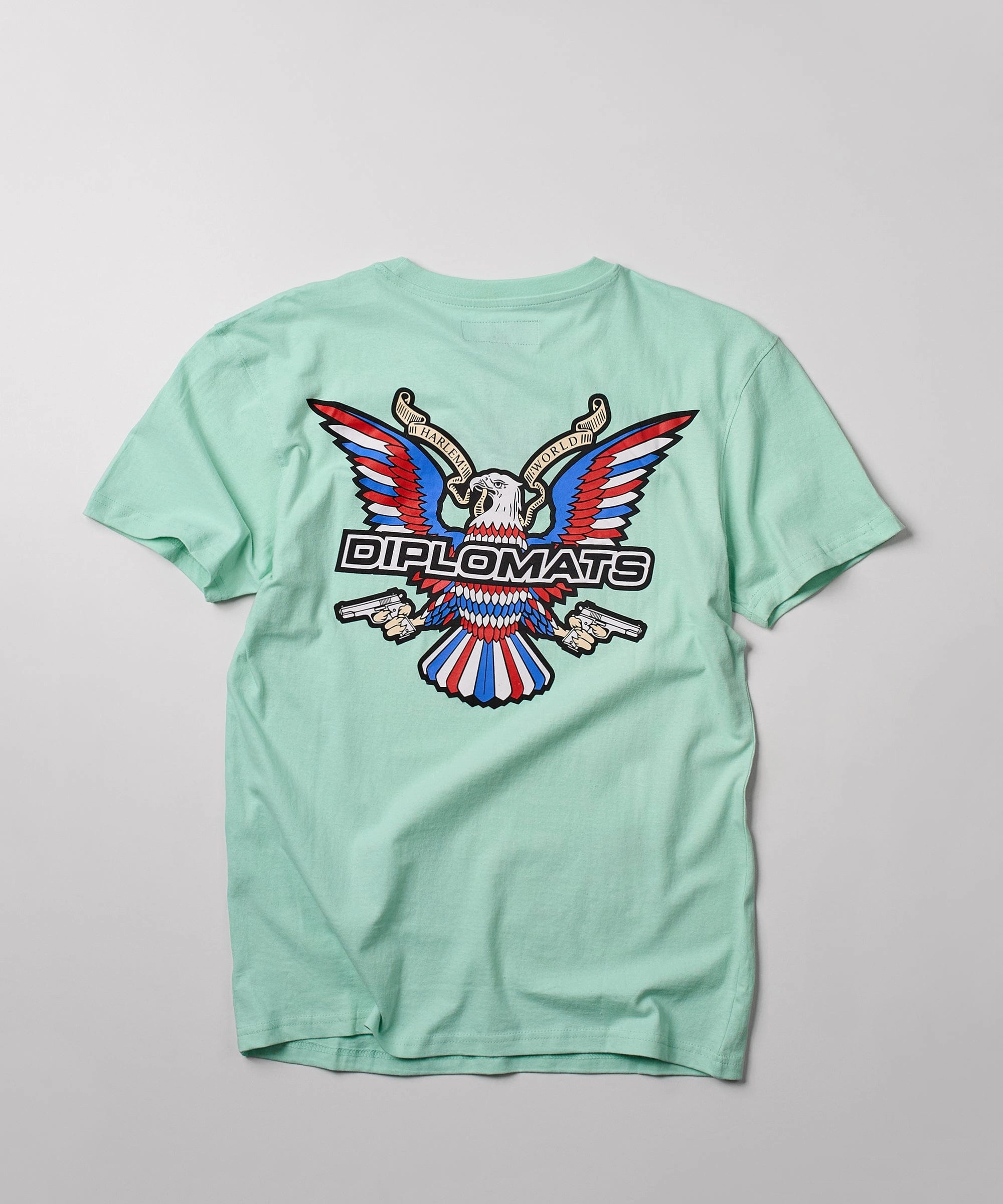 AntiSnagYarnProcessing FlexibleSole Portrait Short Sleeve Tee - Teal