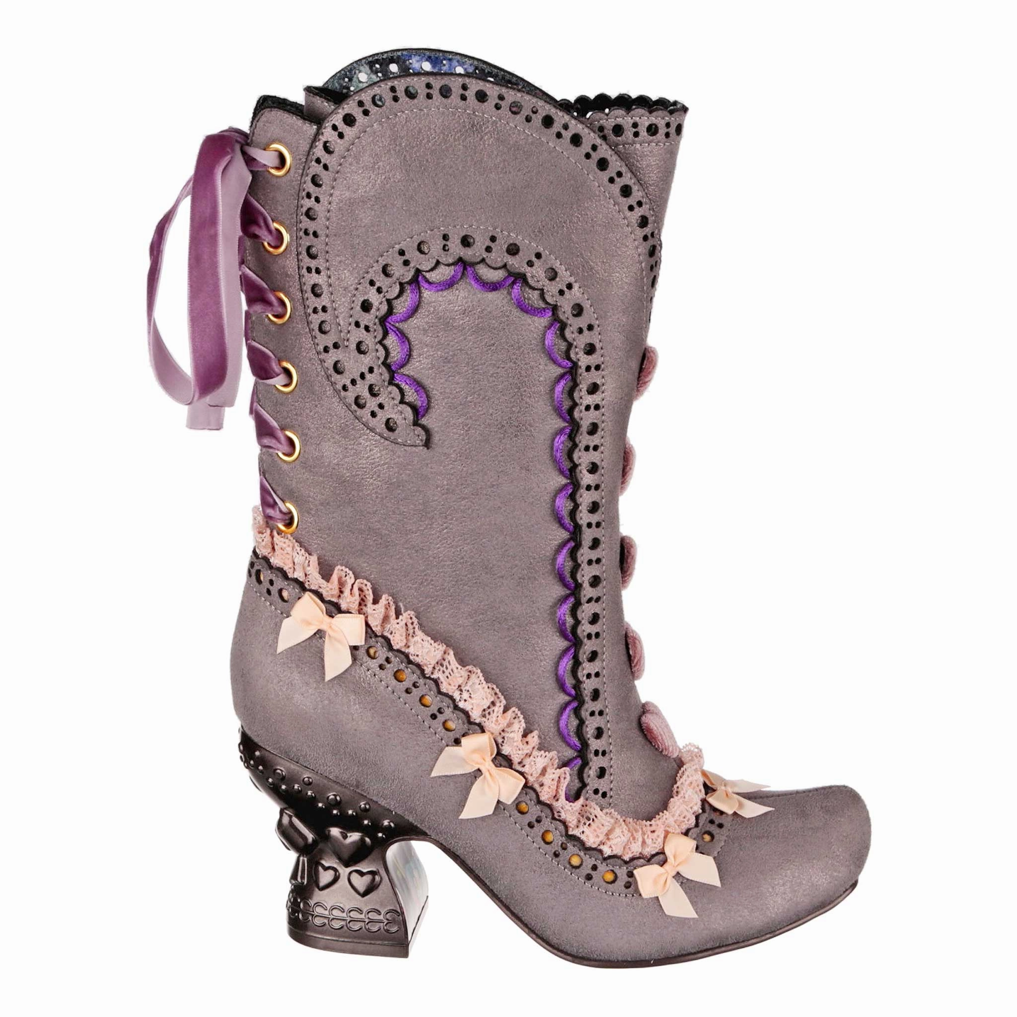 Muskette Clear Heels Bejeweled Heels