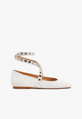 Jaycie Patent Leather Flat Wave Glow Party Glow