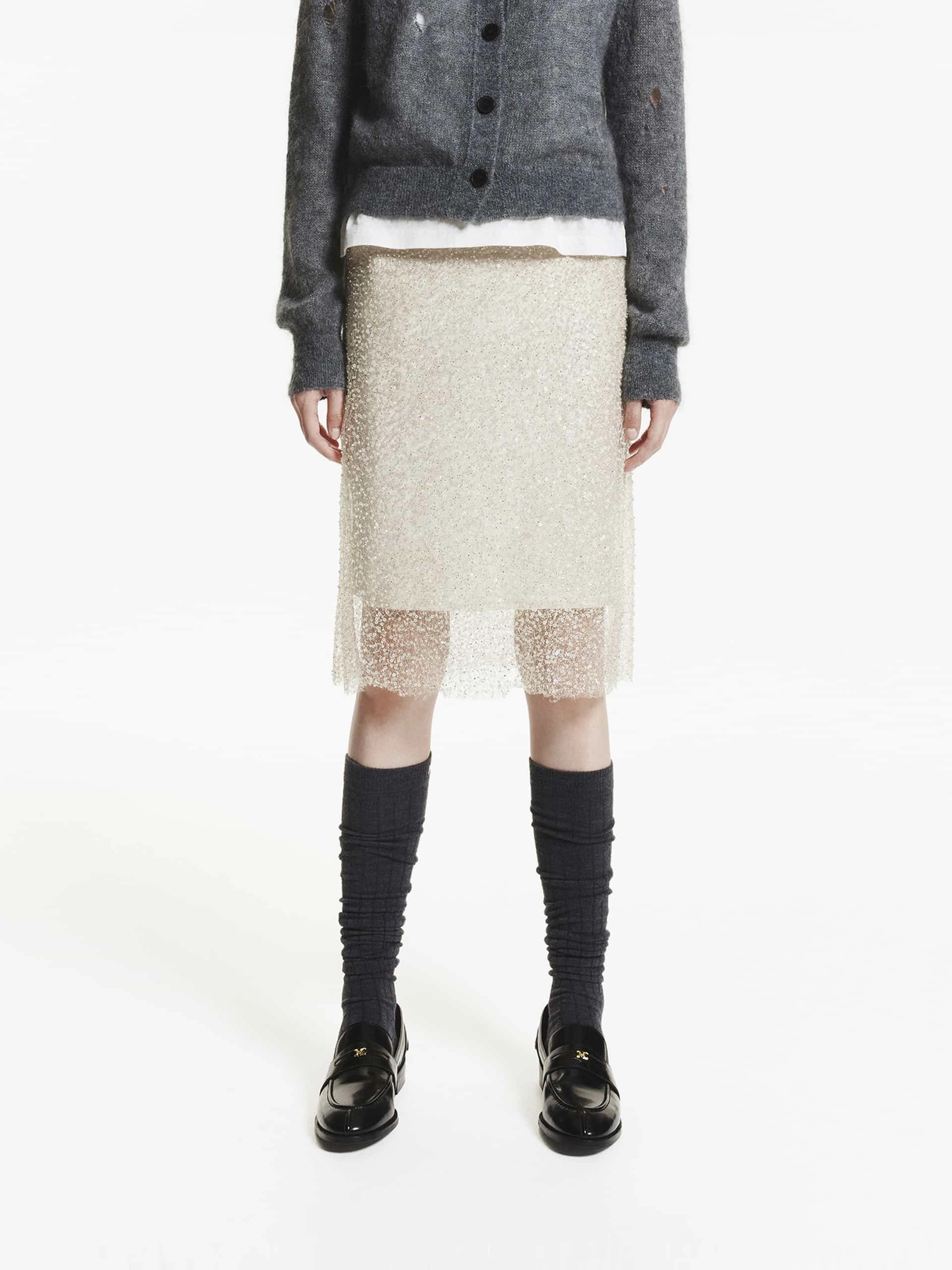 Elasticated Waist Layered Skirt Quick Dry Technology