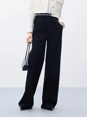 Holiday Vibes Stretch Elastic Waist Wide Leg Jeans