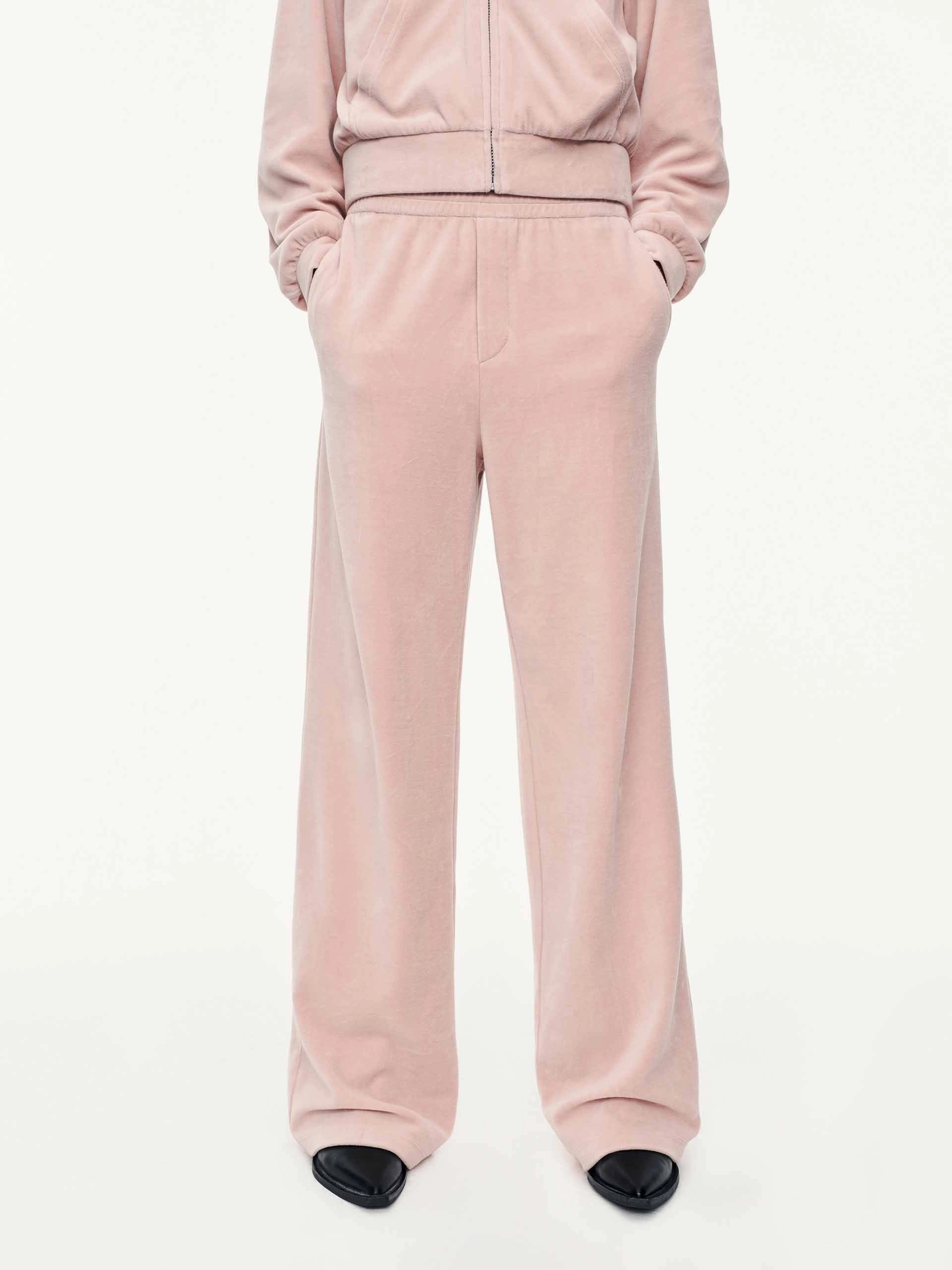 soft fit Trendy Style Soft Velvet Straight Trouser