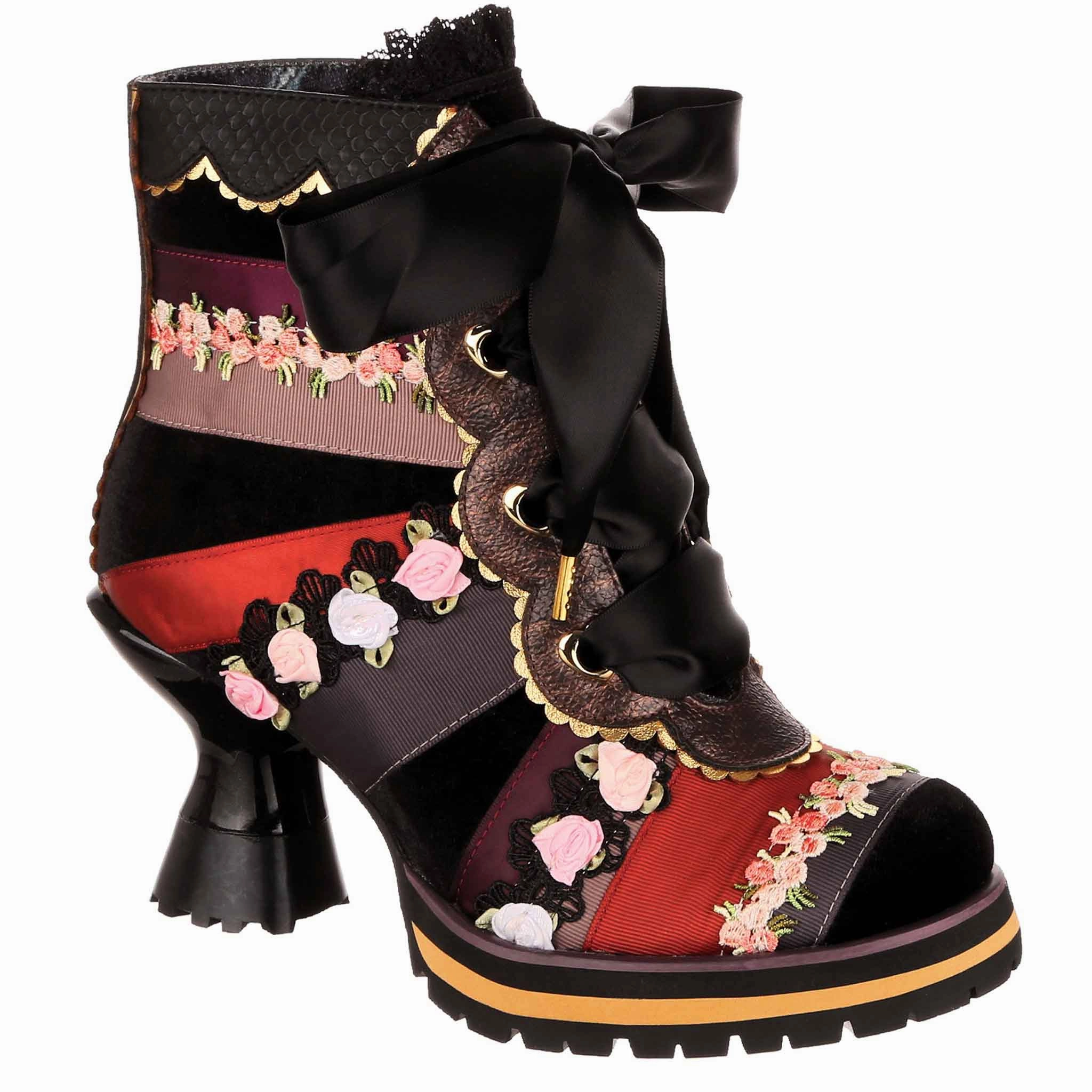 Tuxedo Party Shoes Feminine Touch Pretty Patchwork