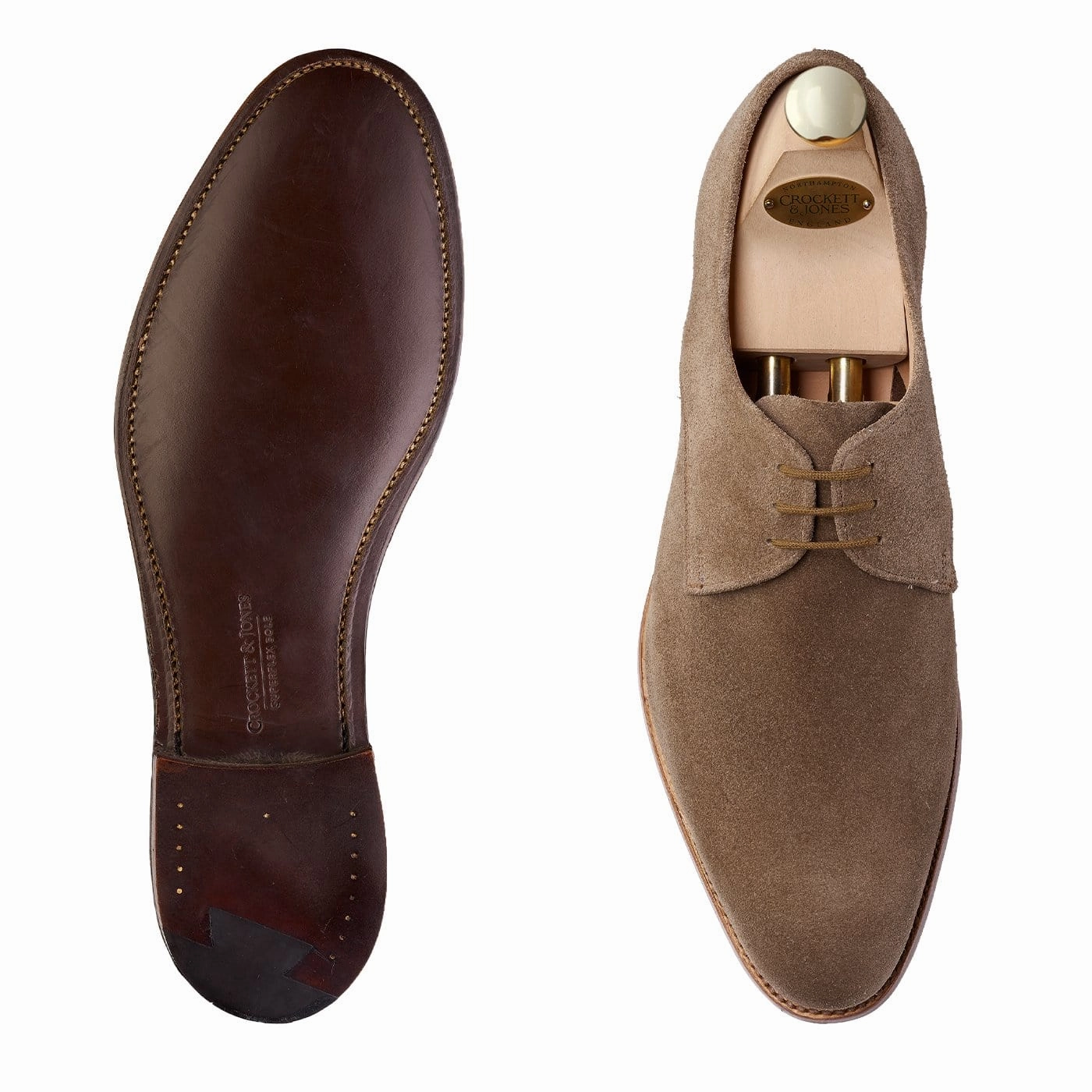 Effortless Style Smart Lace Waterford Khaki Suede