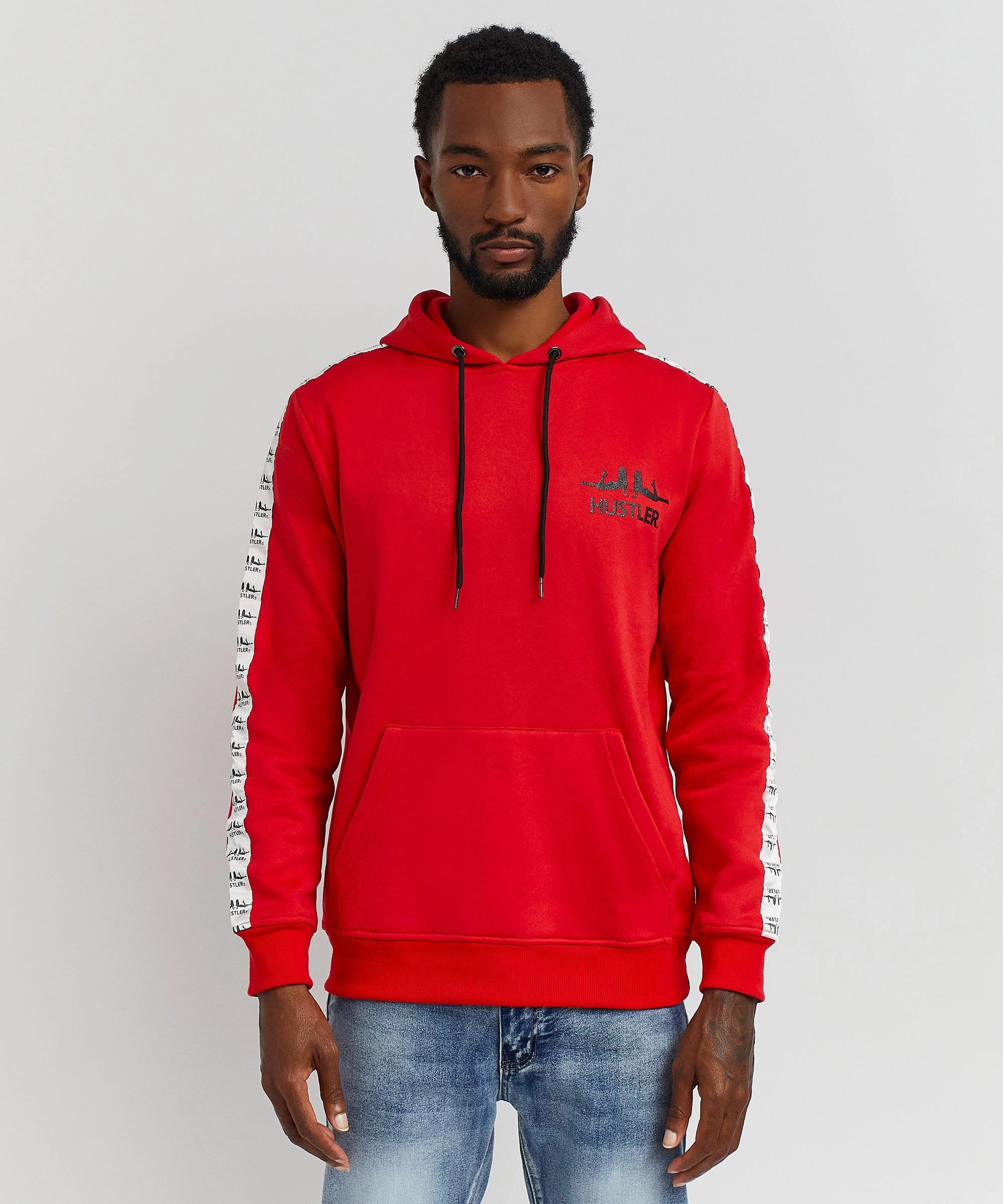 Hustler Girl Hoodie - Red fishing gear