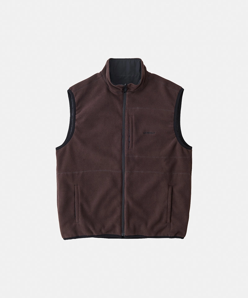 Thermal Fleece Reversible Vest Lightweight insulation Anti Pilling Surface