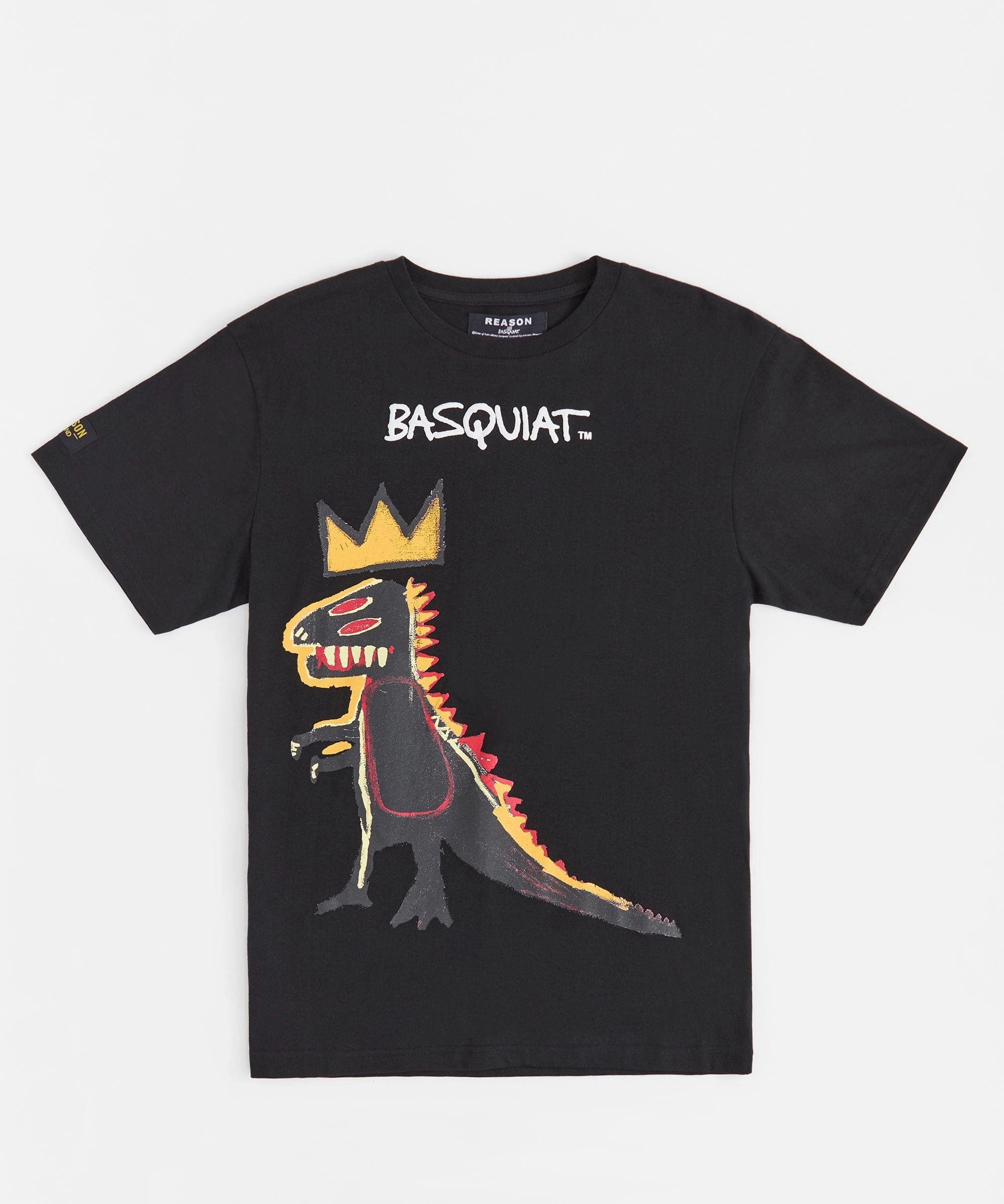 Basquiat? Pez Dino Print Tee - Black Non Restrictive Fit