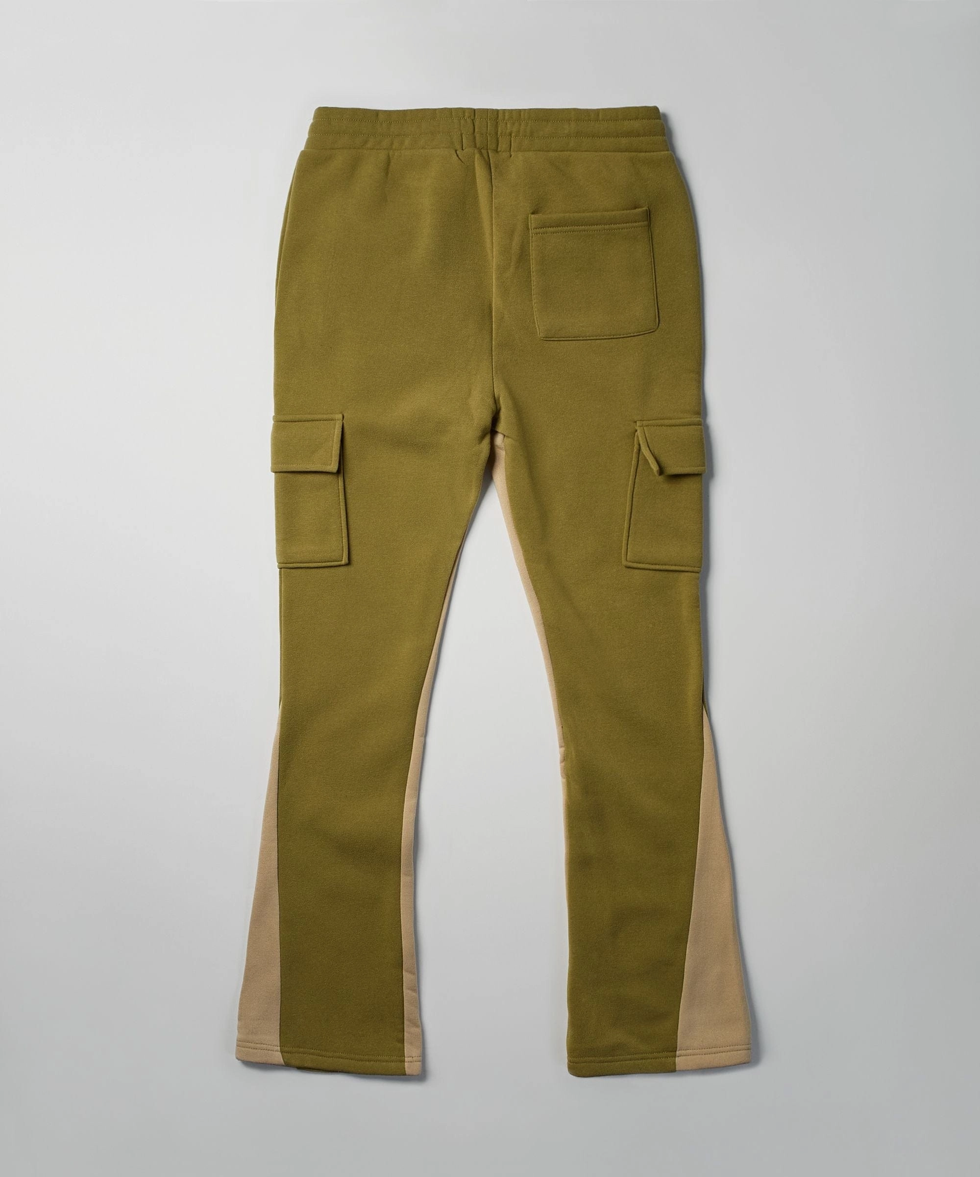 Movement Ease Flare Stacked Fleece Sweatpants - Olive Green