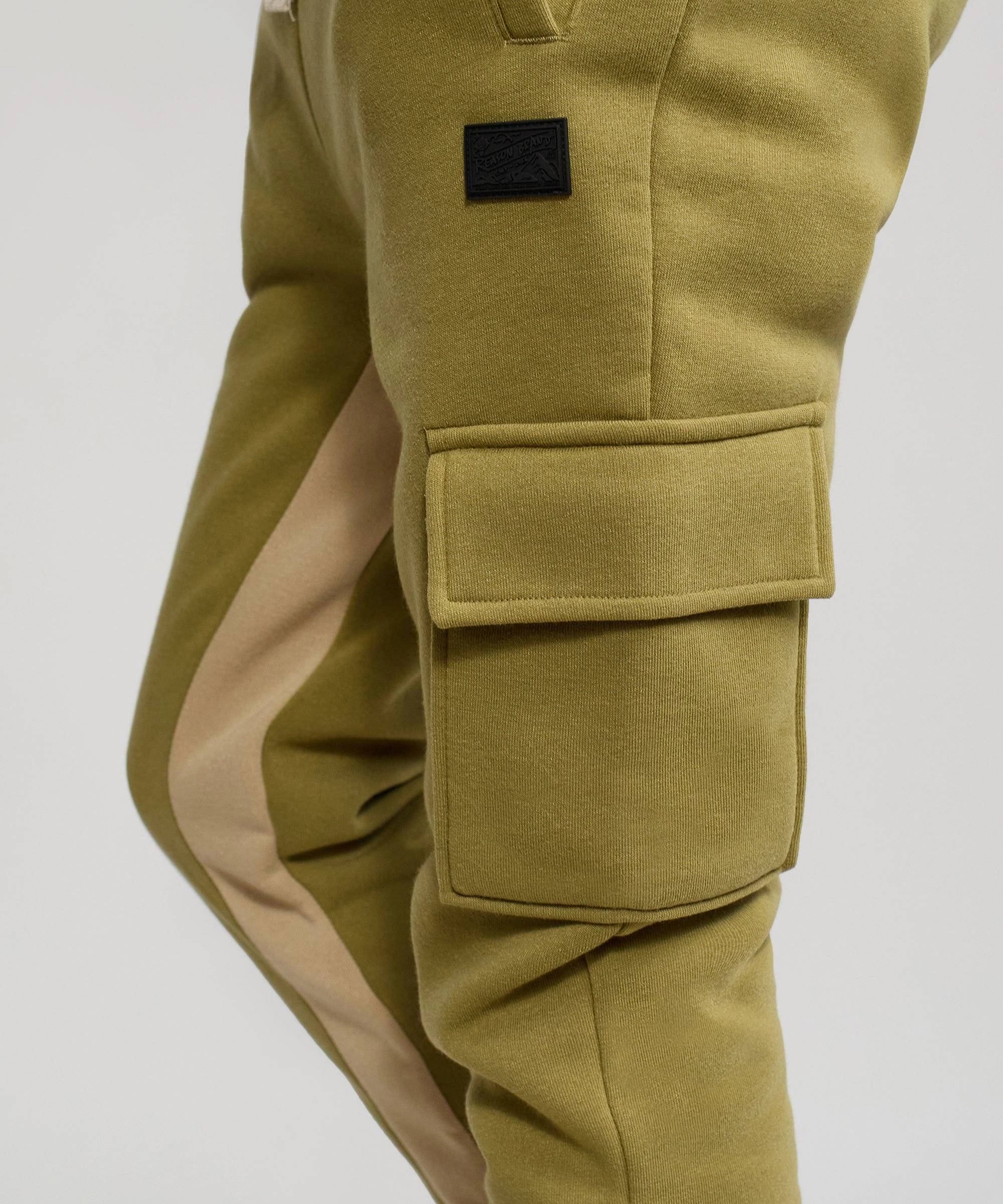 Effortless Fit Cozy Essentials Flare Stacked Fleece Sweatpants - Olive Green