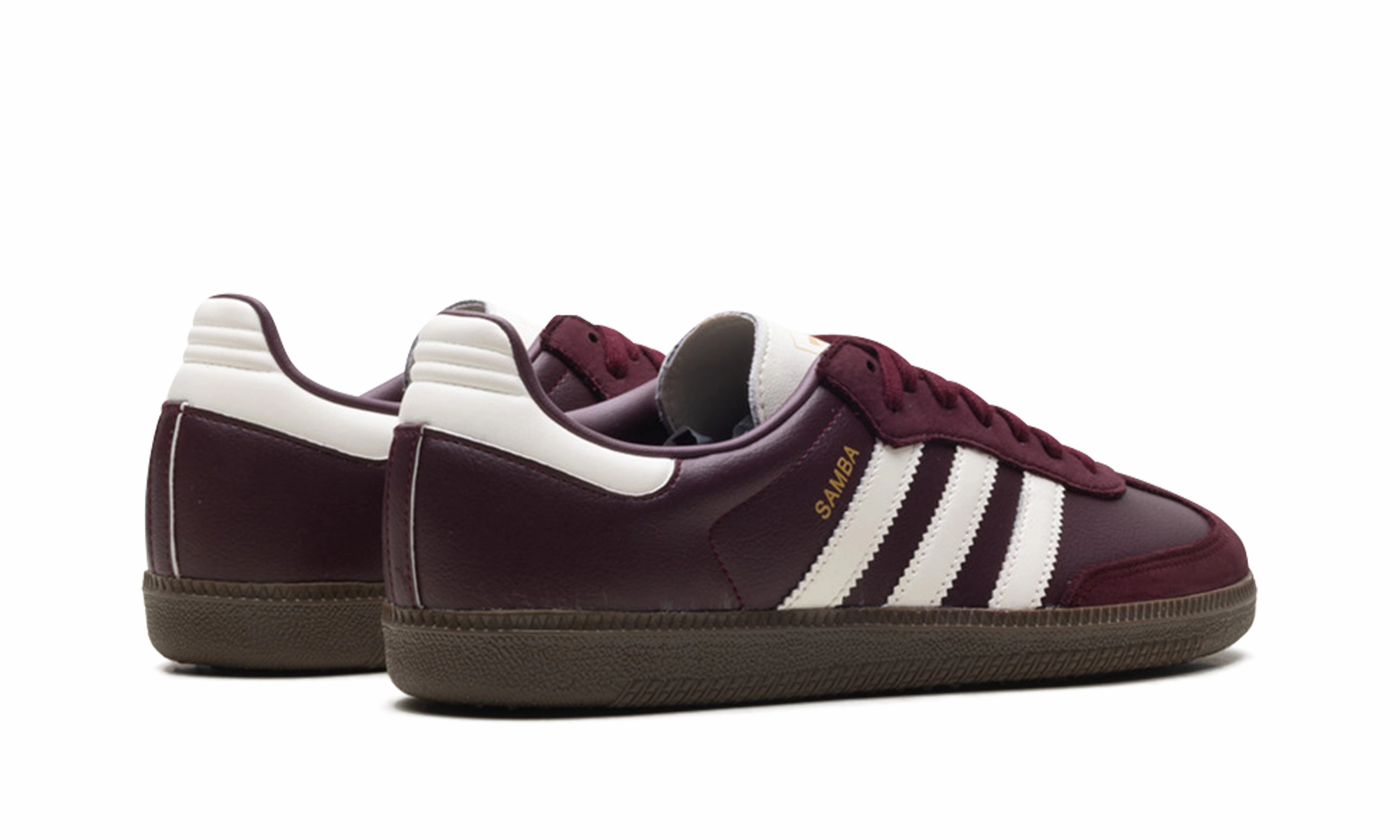 Fog Step Slip   Resistant Samba OG WMNS "Maroon Off White Gum"