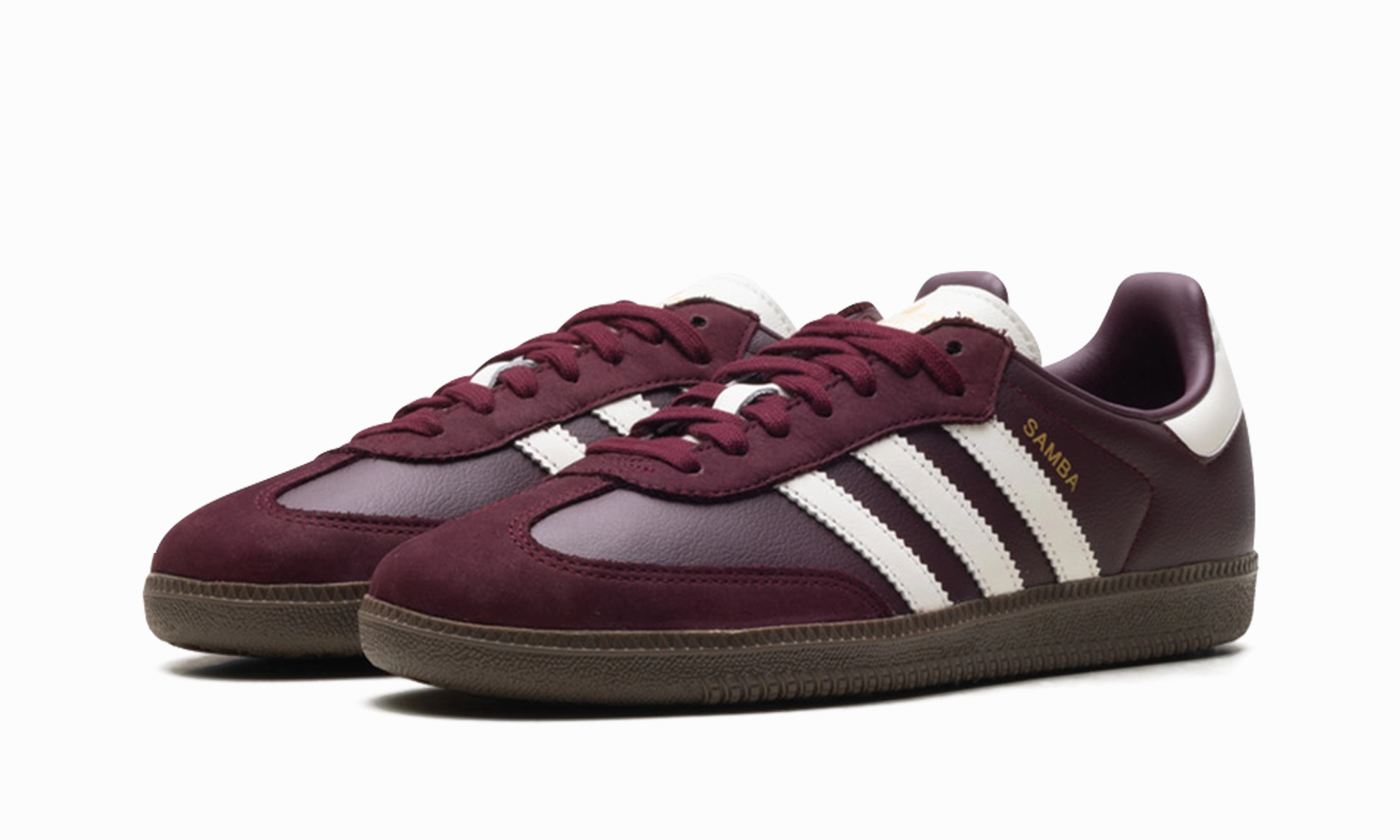 Loose Fit Smart option Samba OG WMNS "Maroon Off White Gum"