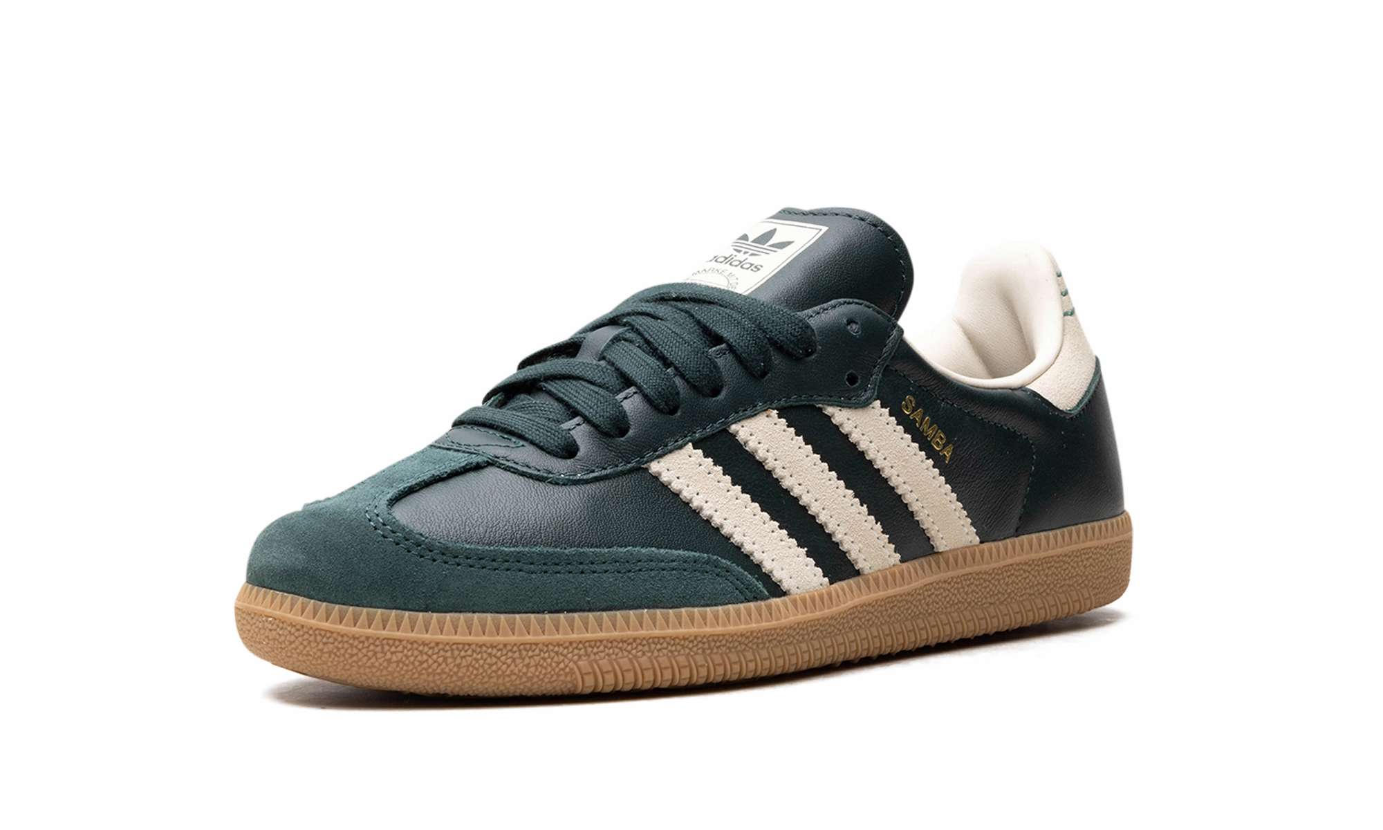 Samba OG "Shadow Green Cream White Gold Metallic" Comfortable to wear Style Go
