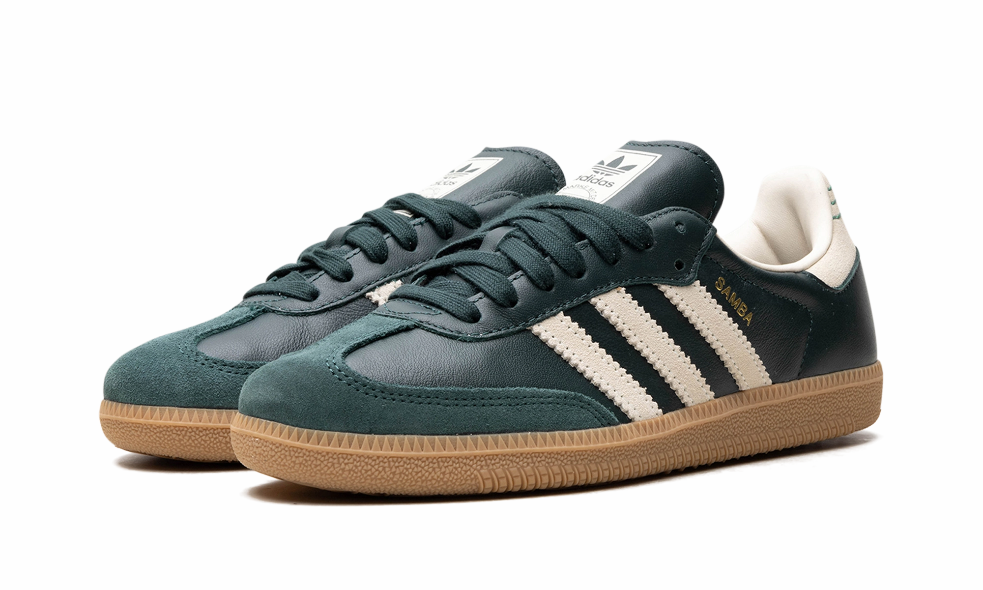 Textured Grip Pattern Navy Deep Samba OG "Shadow Green Cream White Gold Metallic"