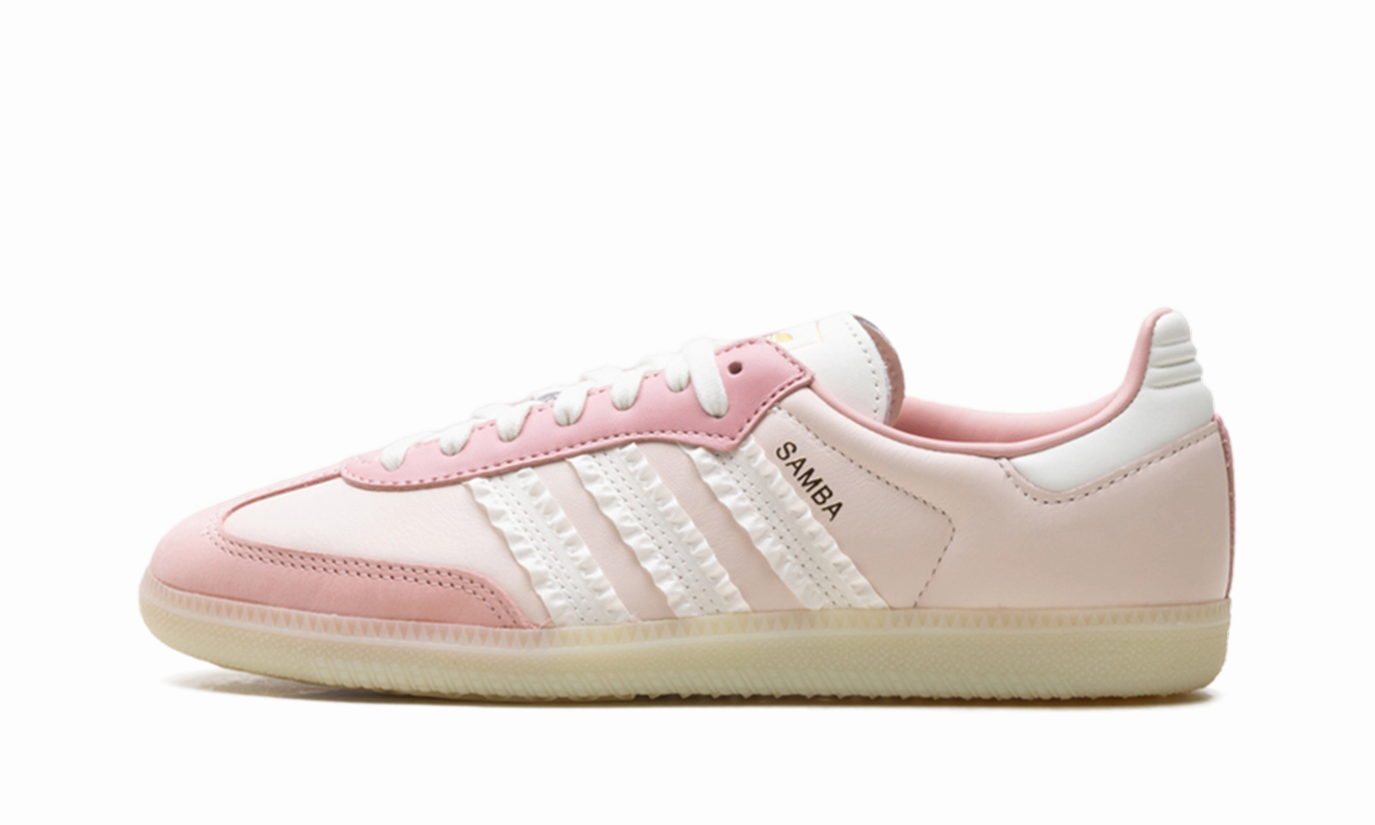 Samba WMNS "Ruffle Stripes - Wonder Mauve" Wear   Resistant