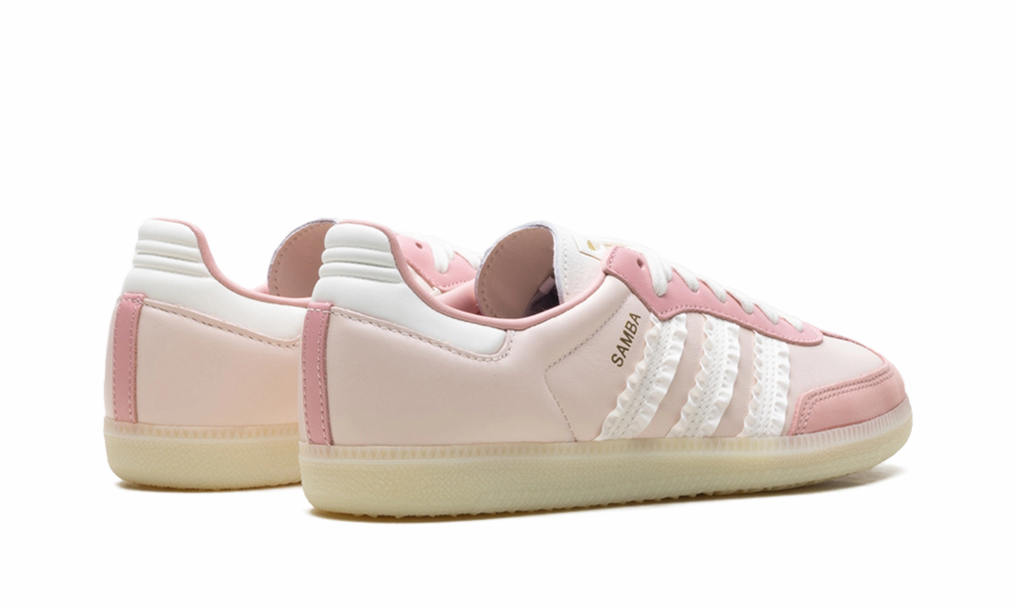 Samba WMNS "Ruffle Stripes - Wonder Mauve" Fashion Appeal