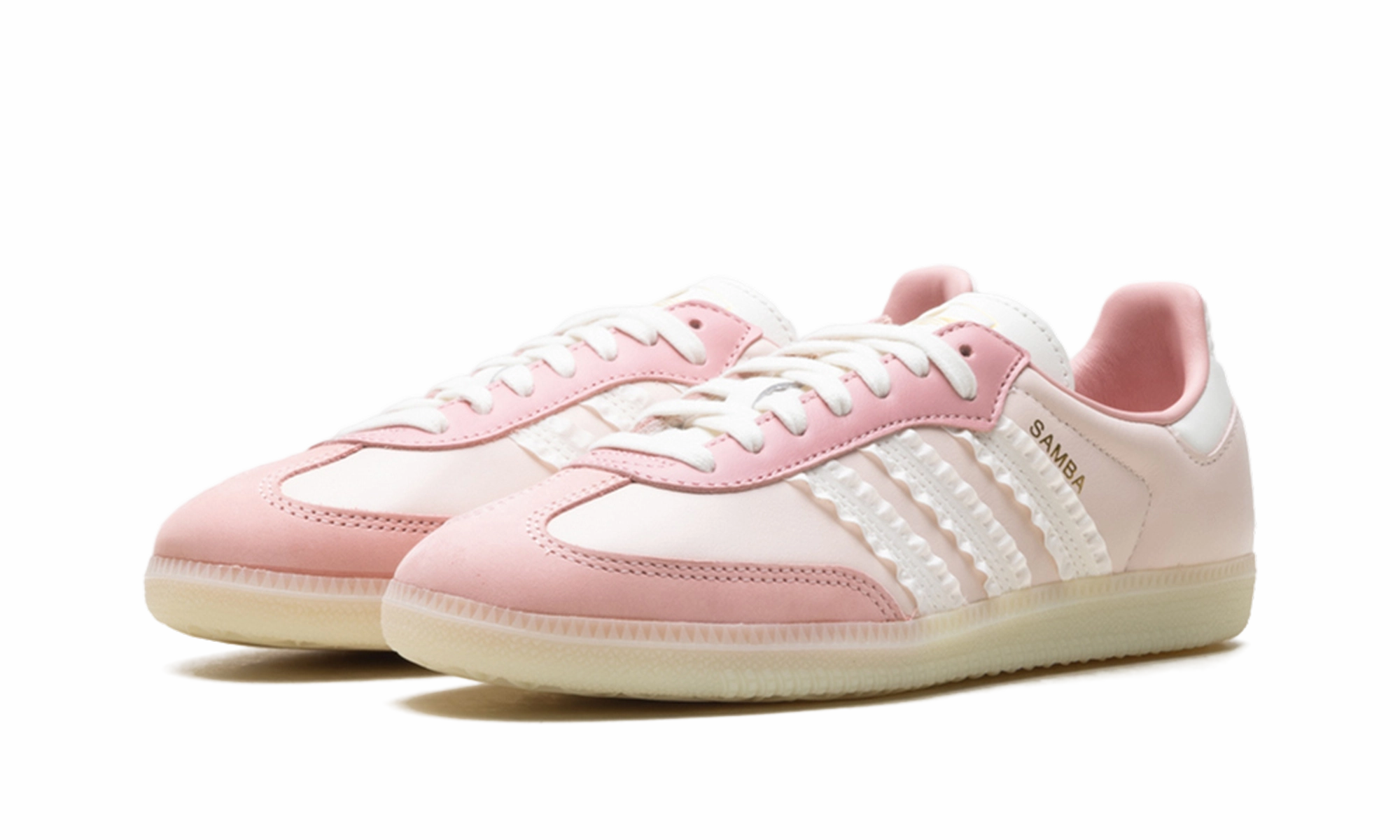 Samba WMNS "Ruffle Stripes - Wonder Mauve" Buckle Up Coffee Run