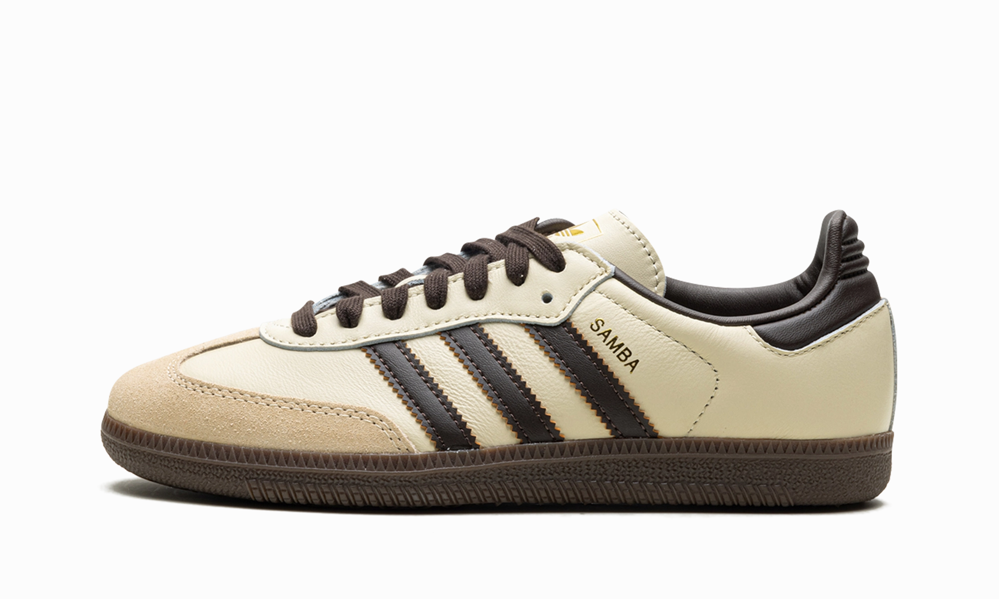 Samba OG "Cream White / Dark Brown" Walk Around