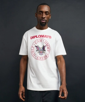 Comfortable Cotton Downtown Short Sleeve Tee - White