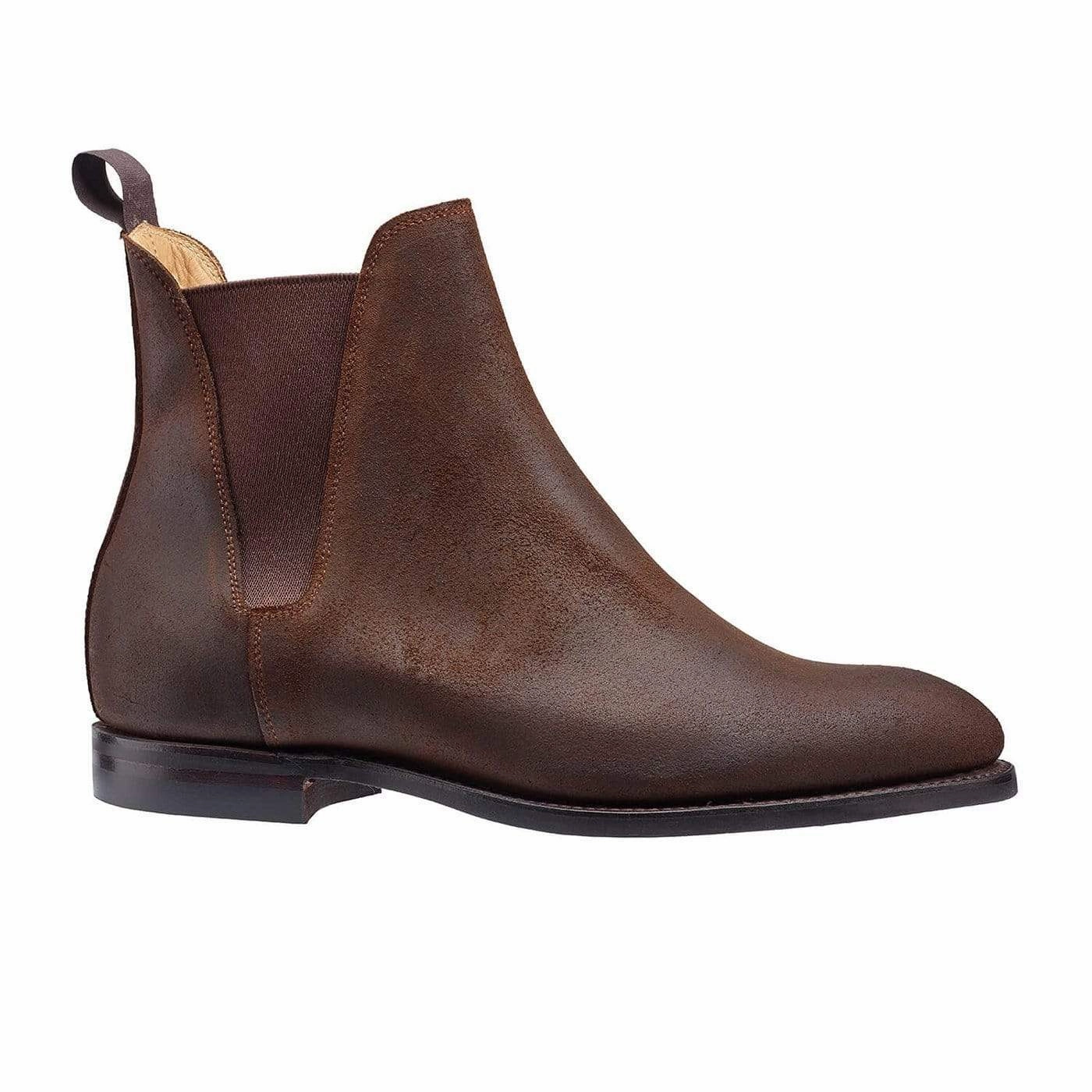 Grippy Outsole Mountain Hike Winter Ready Rachel Dark Brown Rough-Out Suede