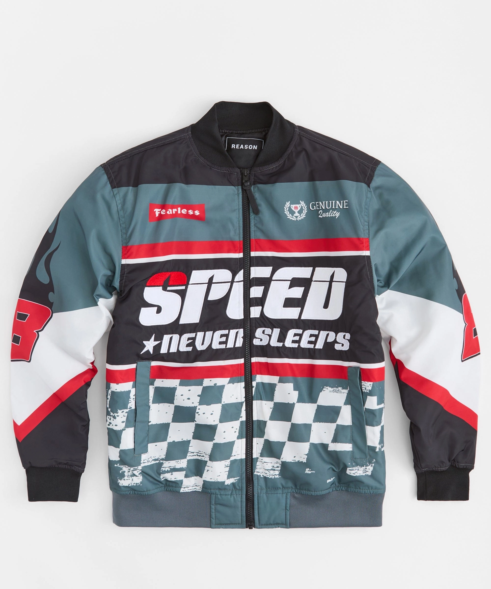Racing Jacket - Black Non Irritating Seams