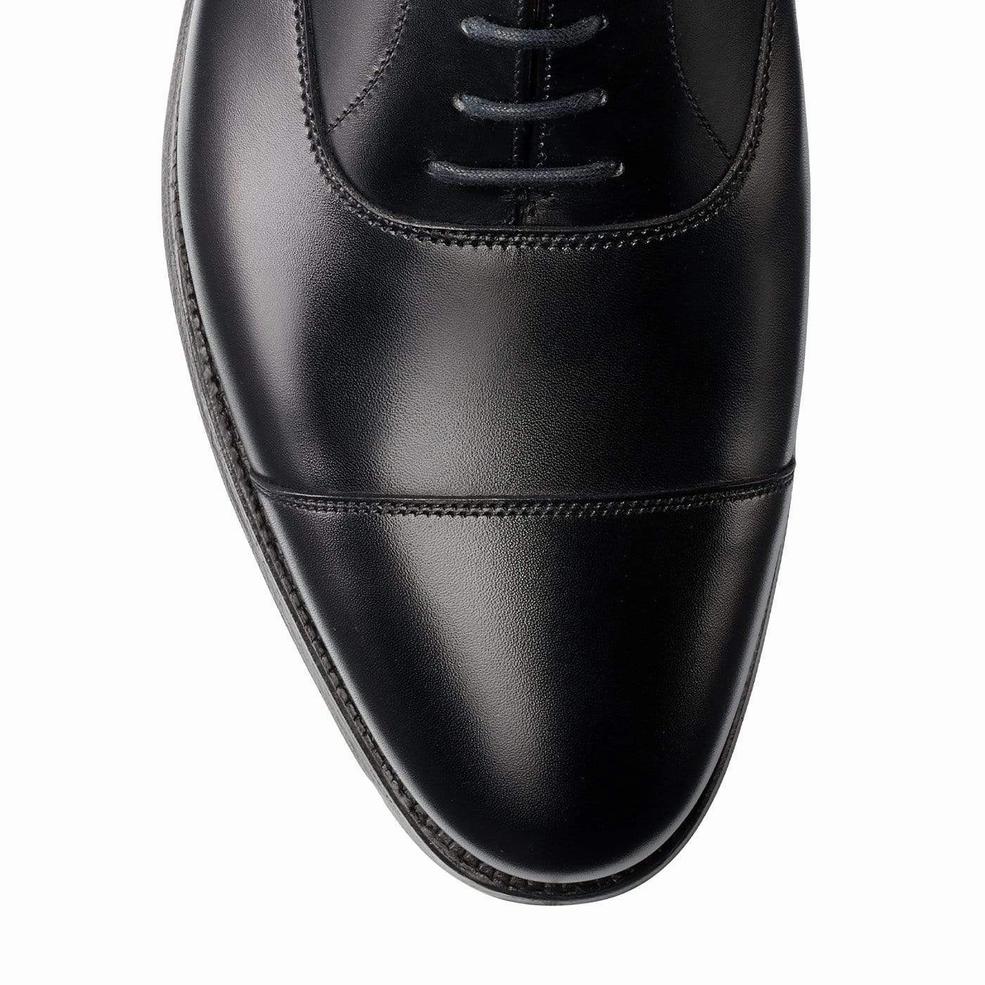 Radstock Black Calf (G Fitting) Charcoal Oxfords Leather Comfort
