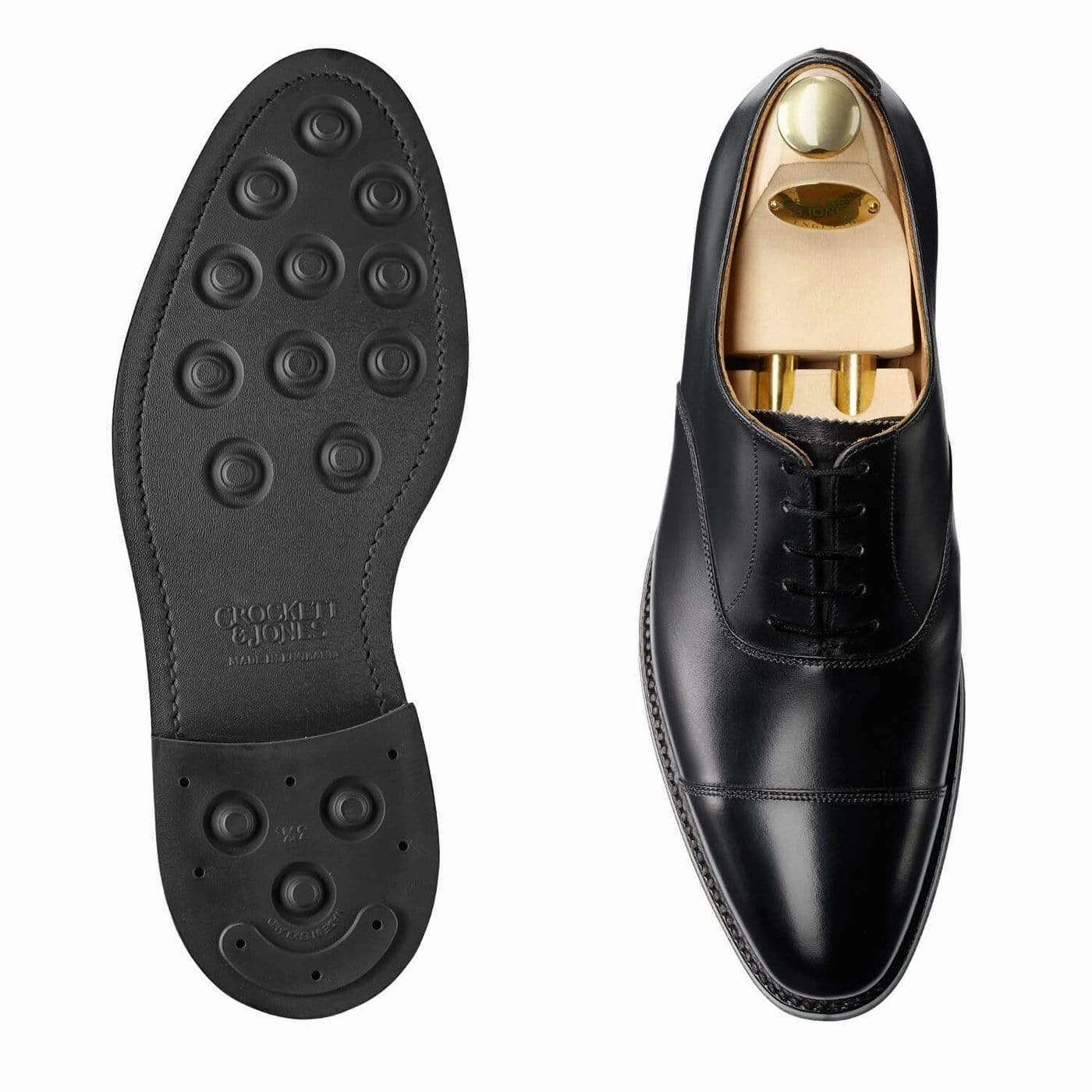 Lightweight Build Boardroom Wear Classic Office Lace-ups Radstock Black Calf