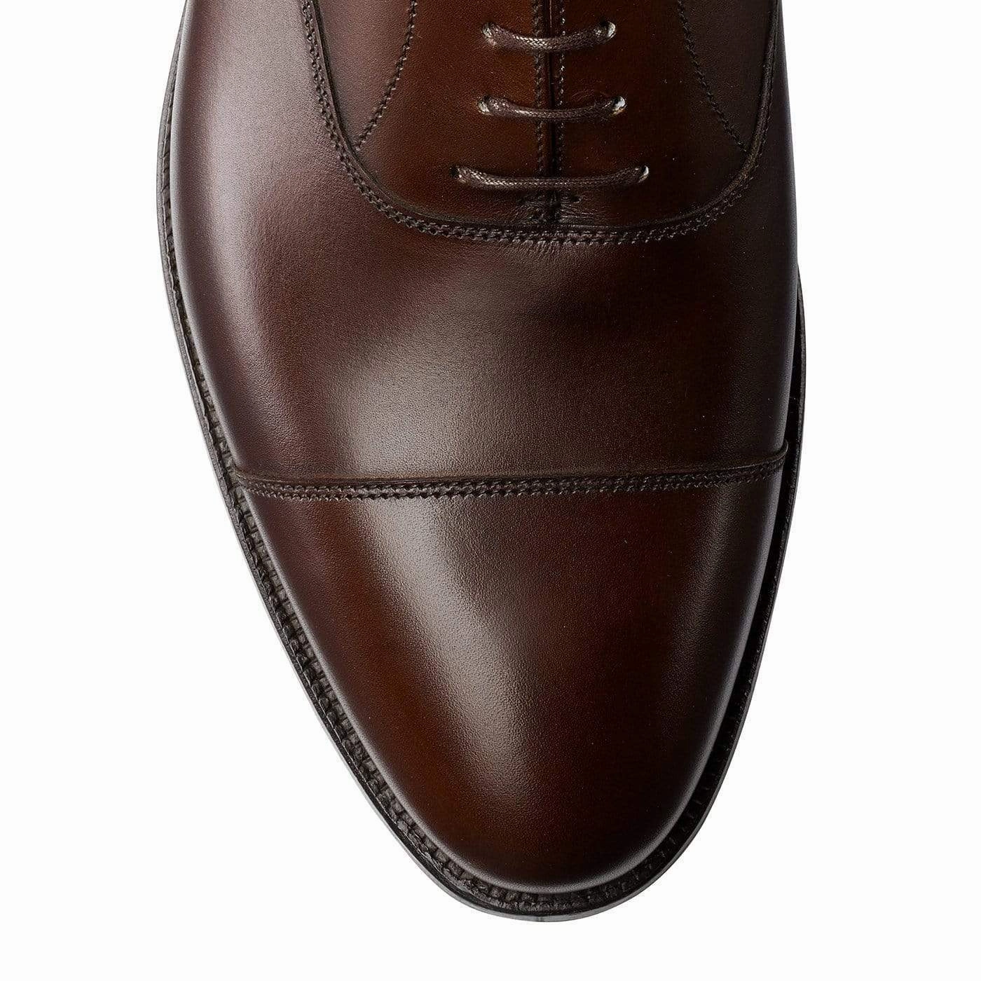 Elegant Walk Refined Style Urban Executive Radstock Dark Brown Burnished Calf