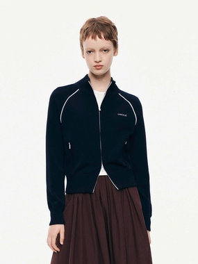 NonChafing Fabric Casual Style Raglan Sleeve Cropped Cardigan
