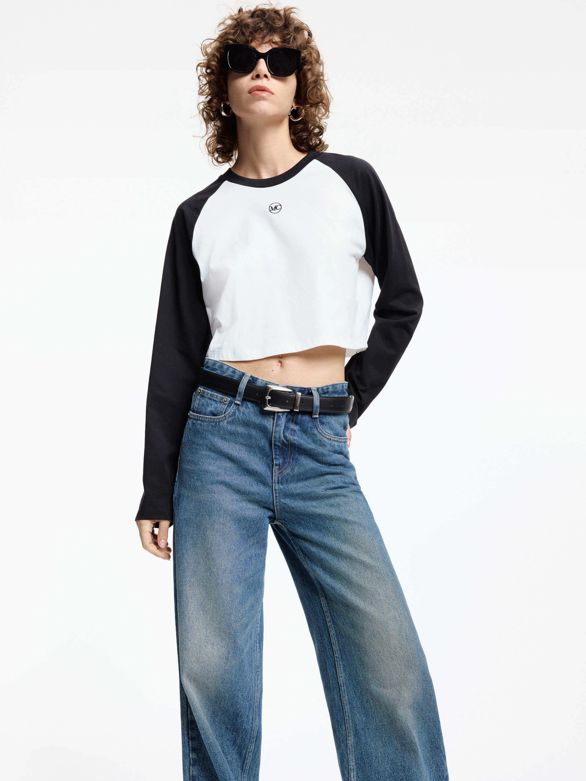 Trendy Comfort Raglan Sleeves Cotton T-shirt