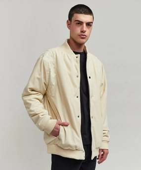 Non Bulky Profile ReflectiveTrimDetails Elevate Corduroy Jacket - Tan