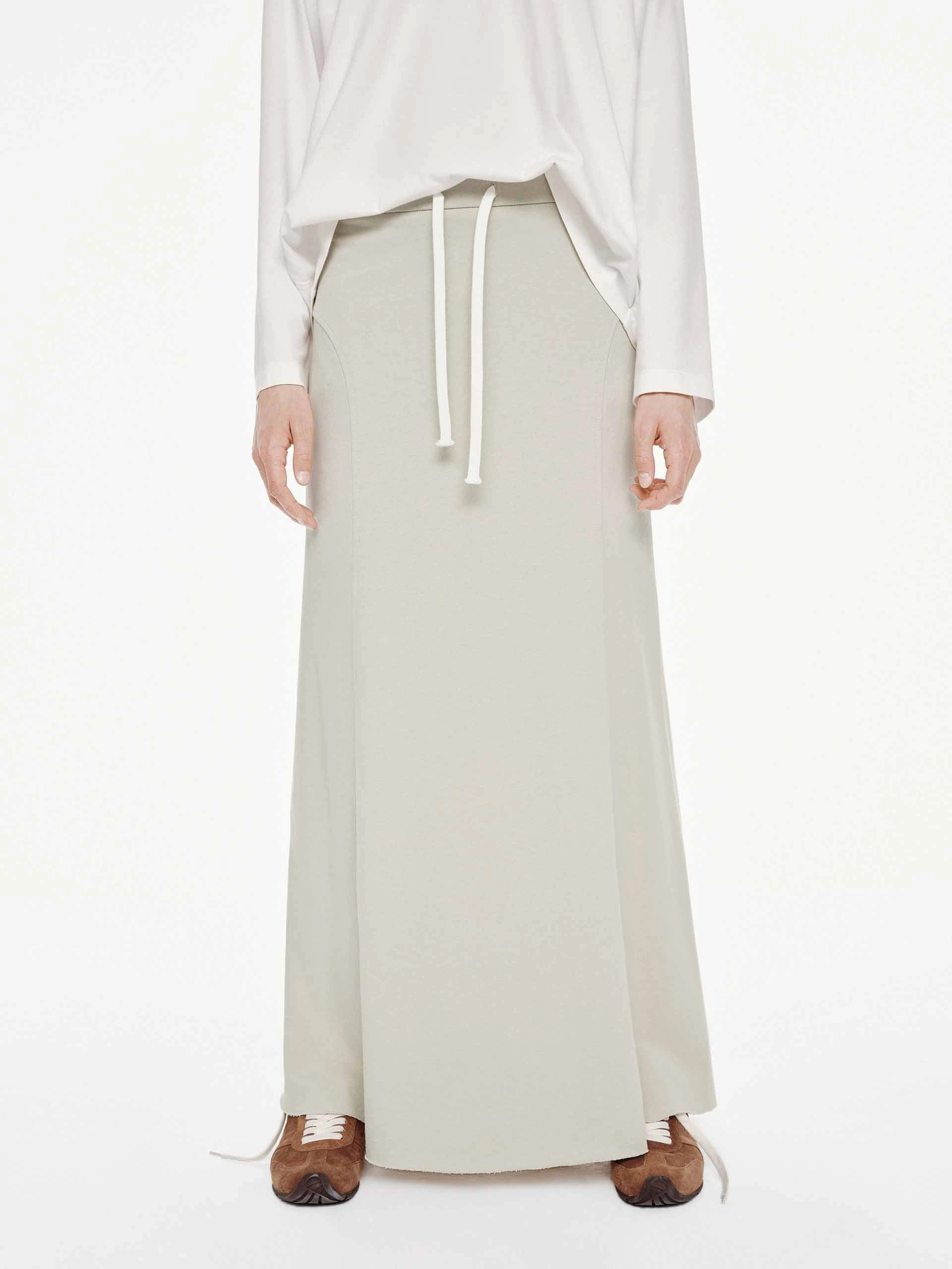 Performance Fit Raw Hem Drawstring Skirt