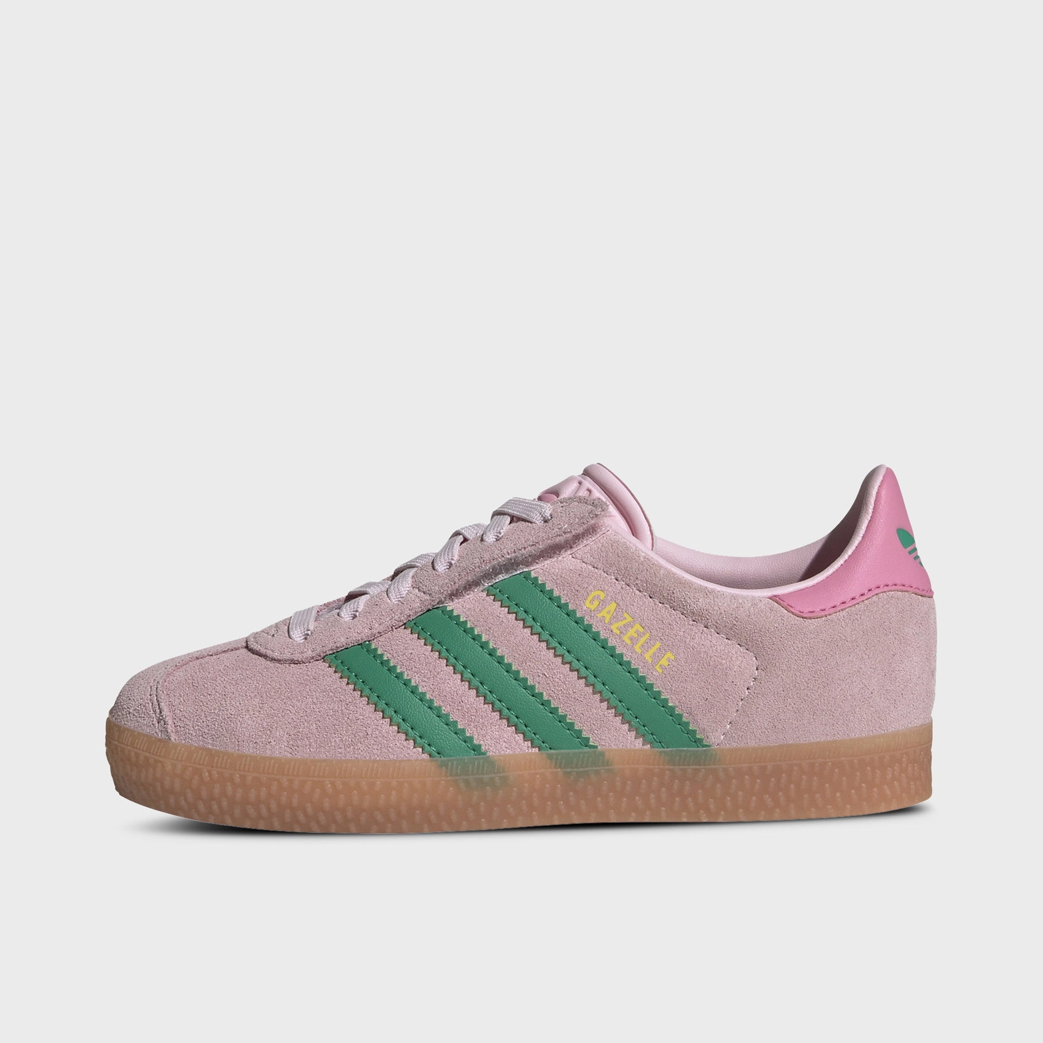 adidas Originals Children's Gazelle Pink / Green - Gum Smart Chic