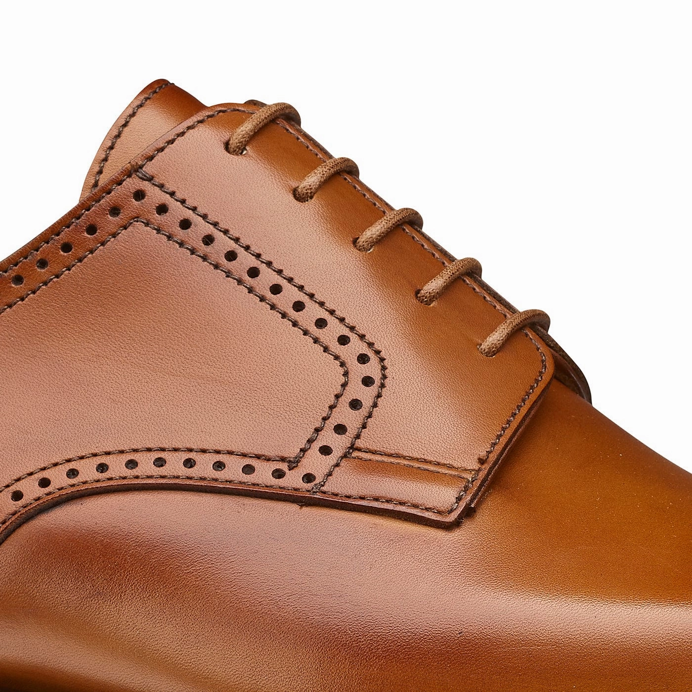 Salisbury Tan Burnished Calf Trim Silhouette Neutral Footwear