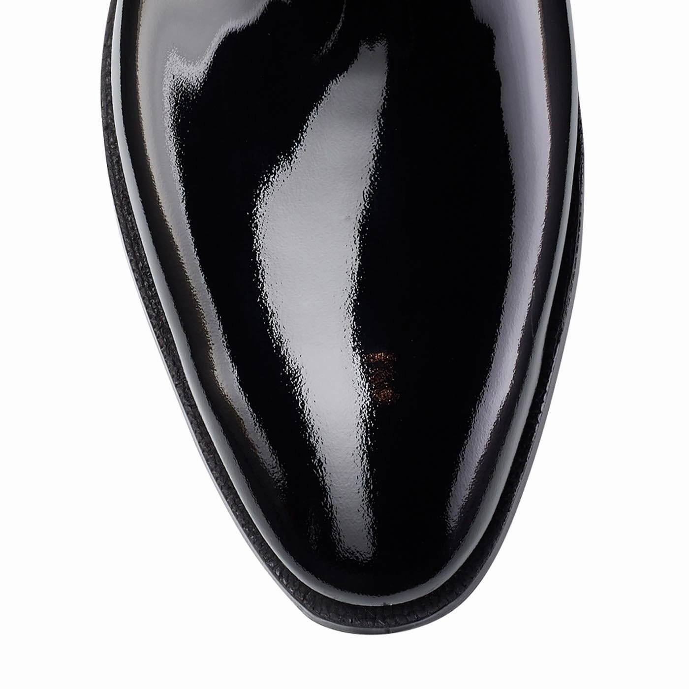 durable soles Coffee Corner Kensington Black Patent