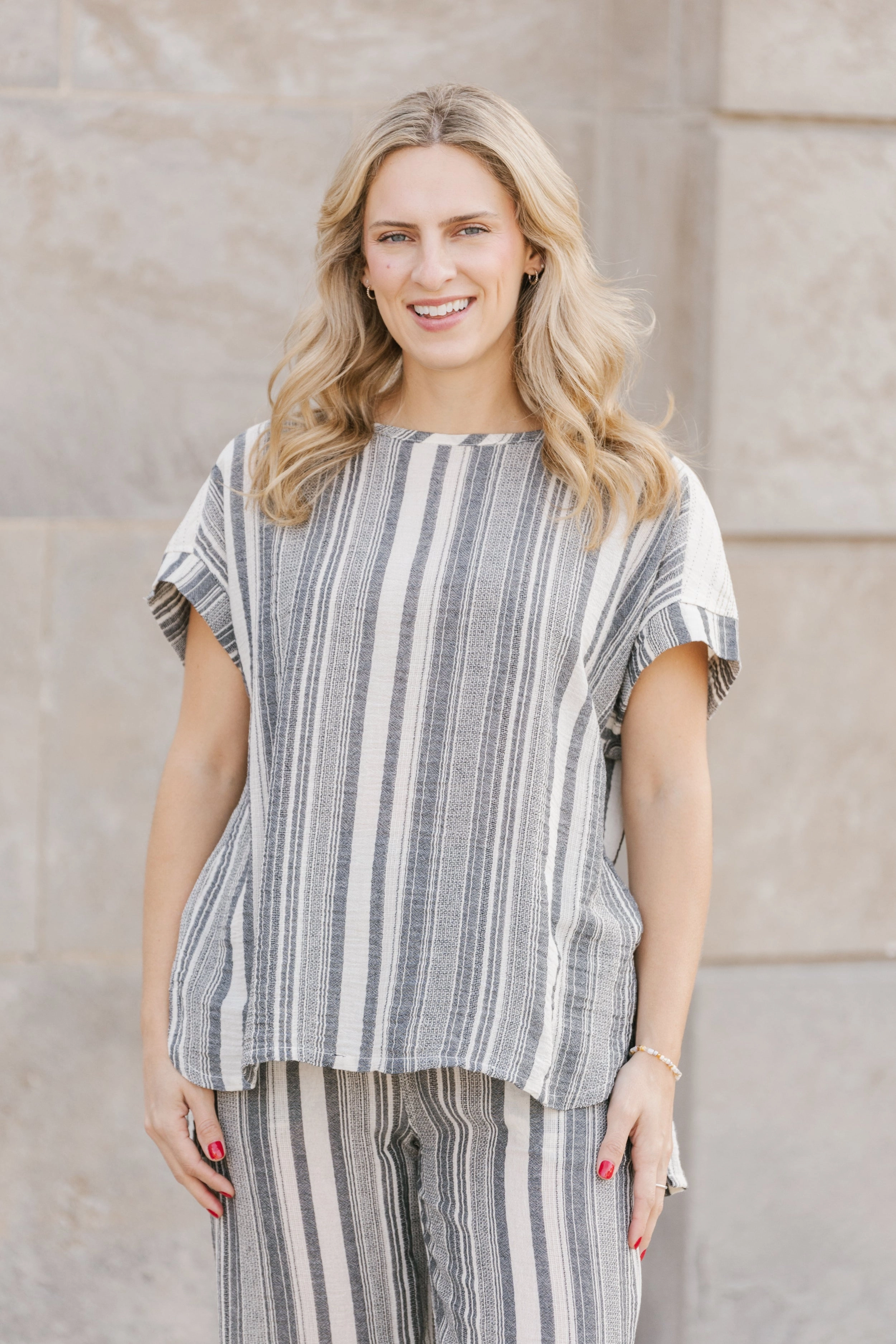 Soft Blended Fabric Regina Top