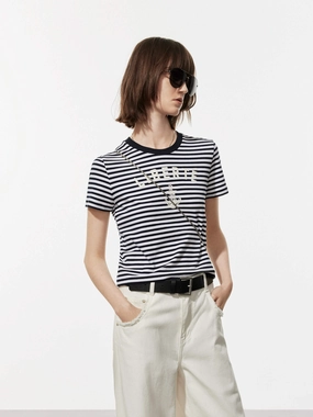 Regular Fit Striped T-shirt Comfortable Fit Wear