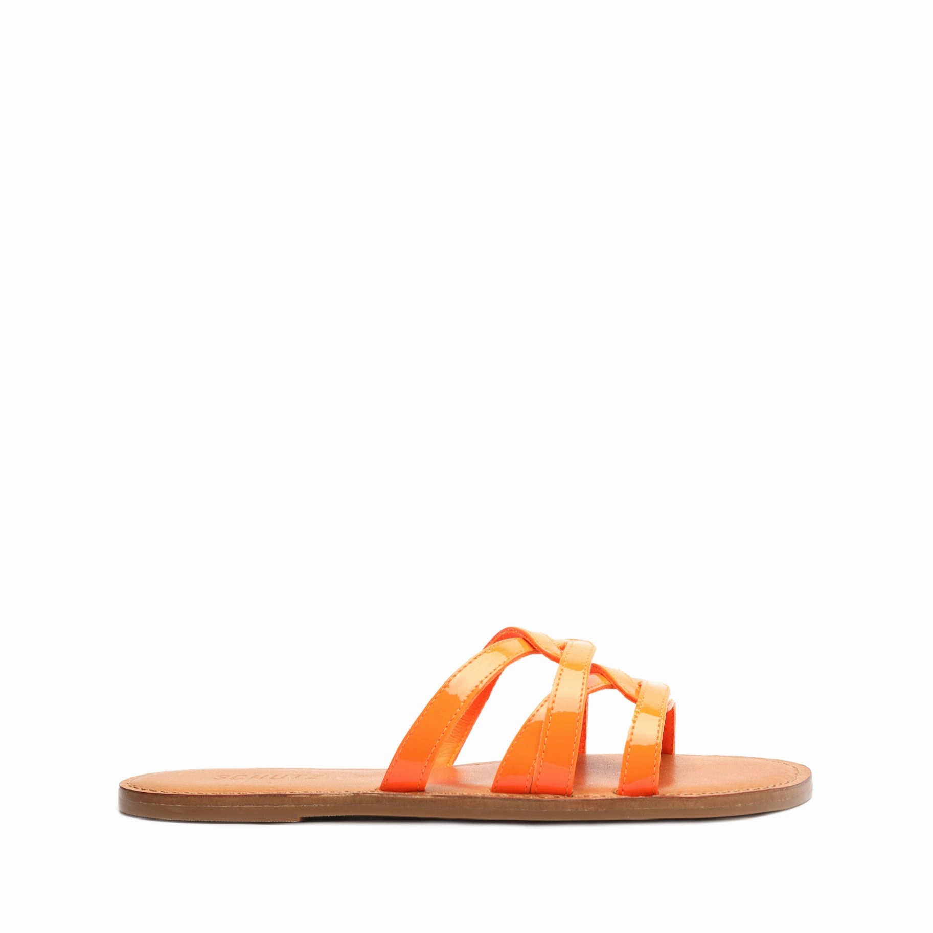 Lyta Patent Leather Sandal Versatile Shoes