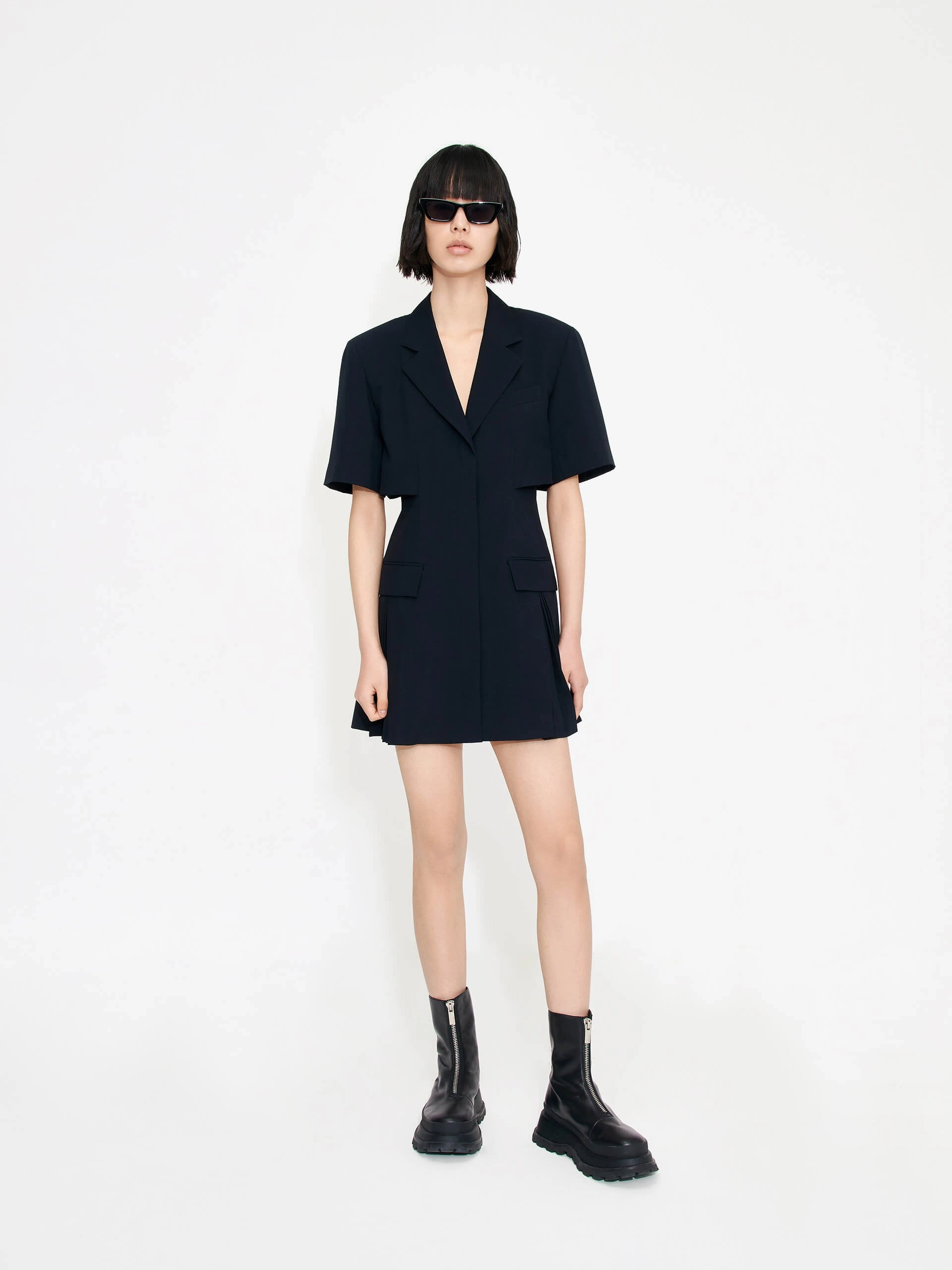 Polished Form Blazer Mini Dress