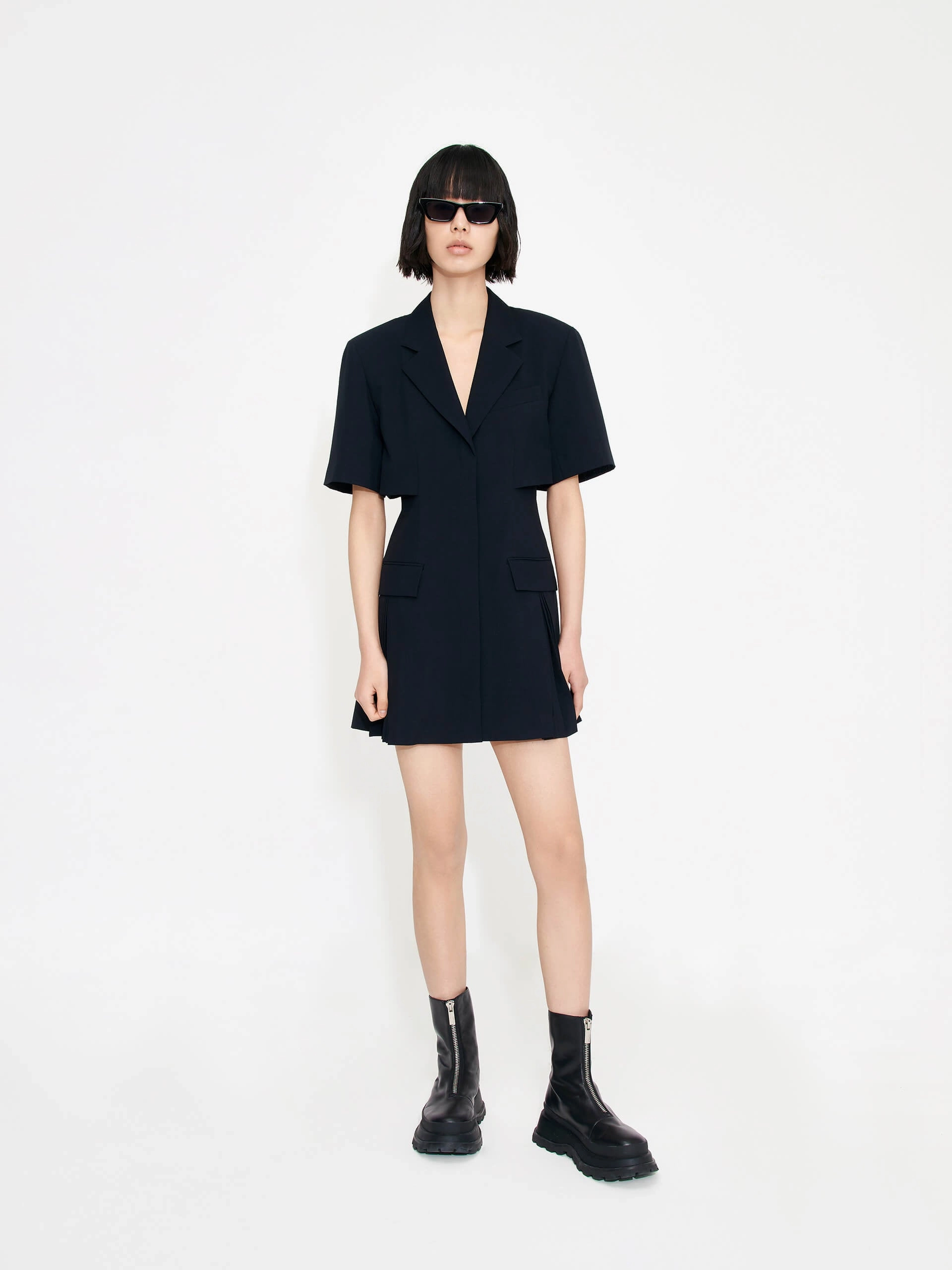 breathable fabric dress Day Outfit Blazer Mini Dress
